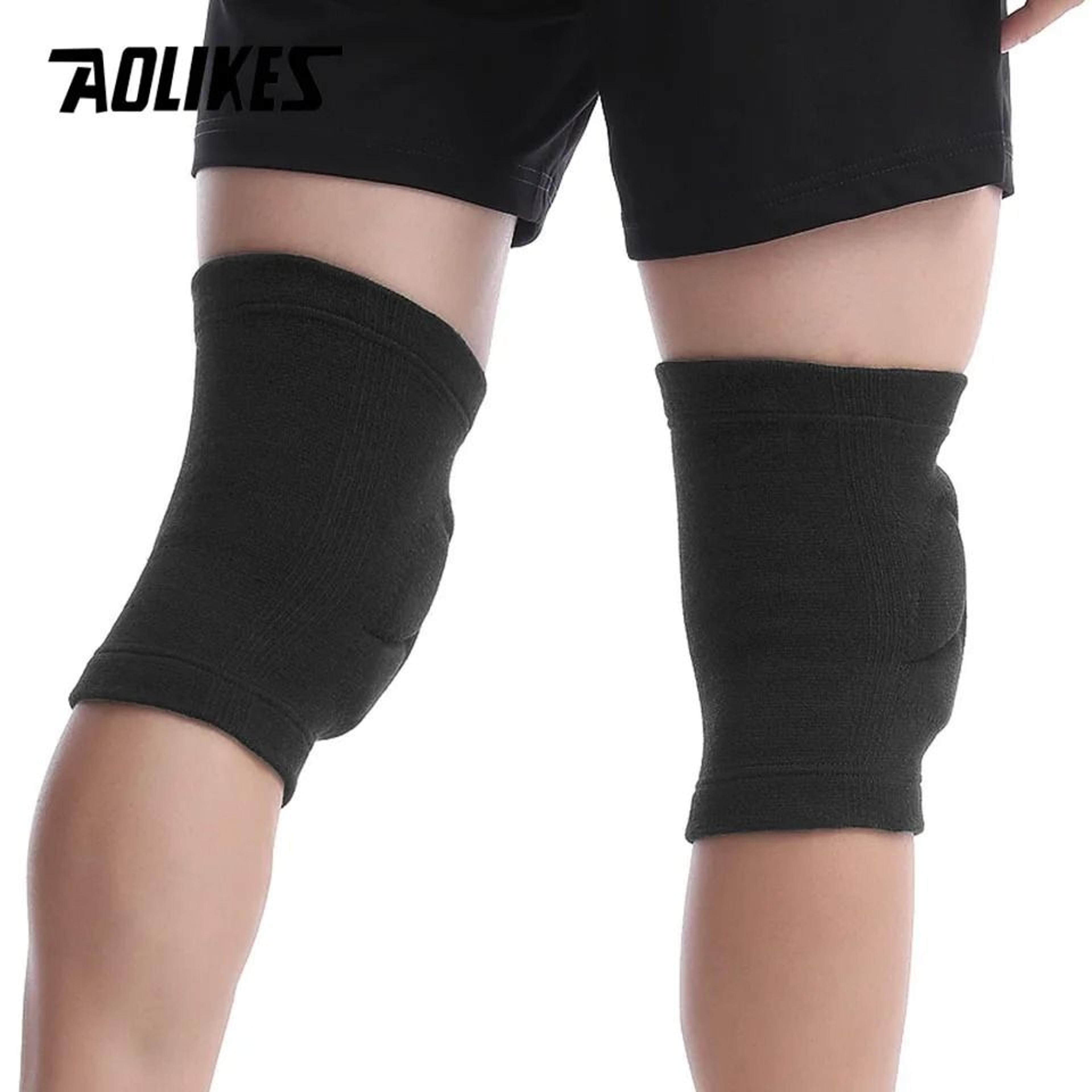 AOLIKES Thickened Volleyball Knee Pads For Football Dance Yoga And Extreme Sports Protection 7