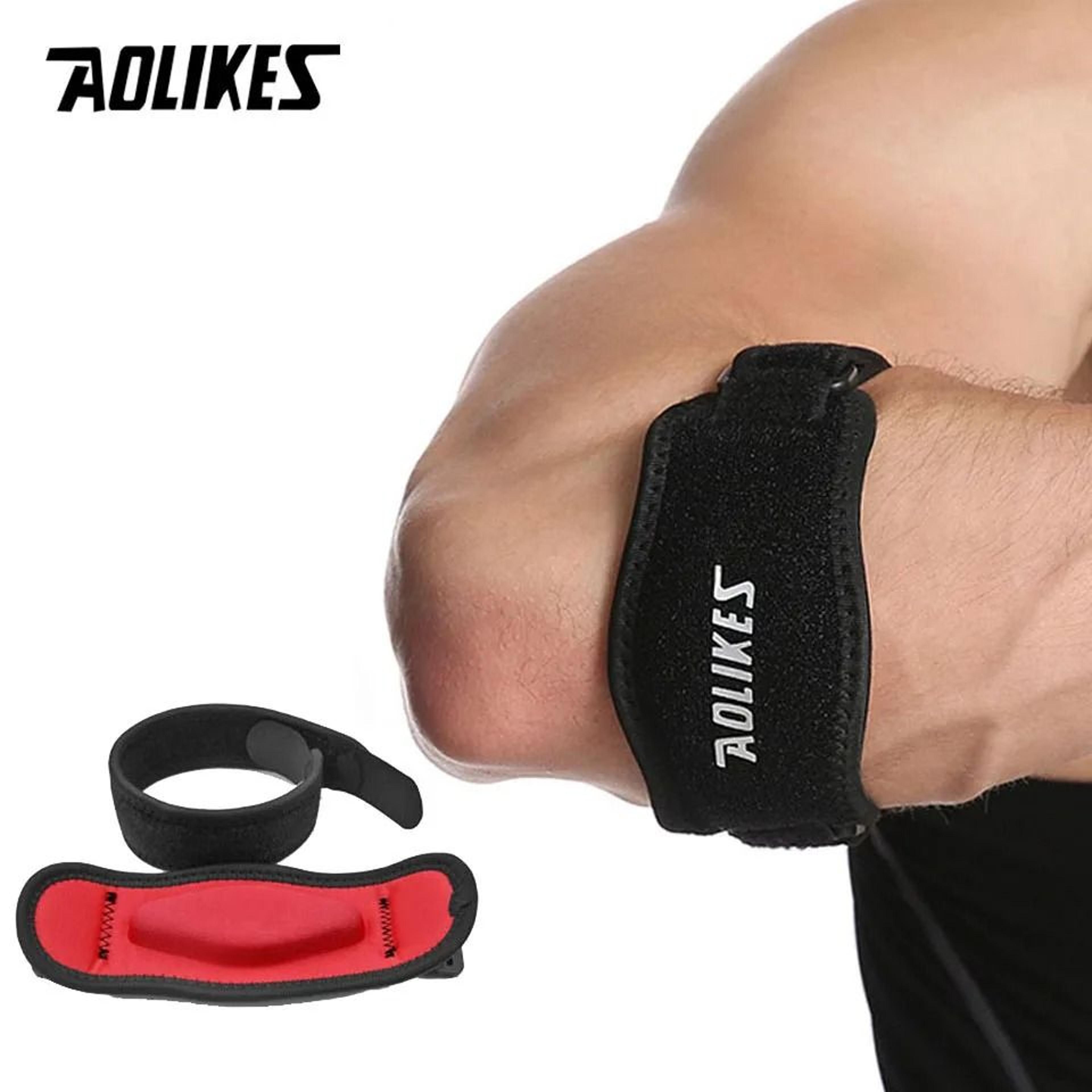 AOLIKES Adjustable Tennis Elbow Strap With Compression Pad For Golf Basketball And Sports 1