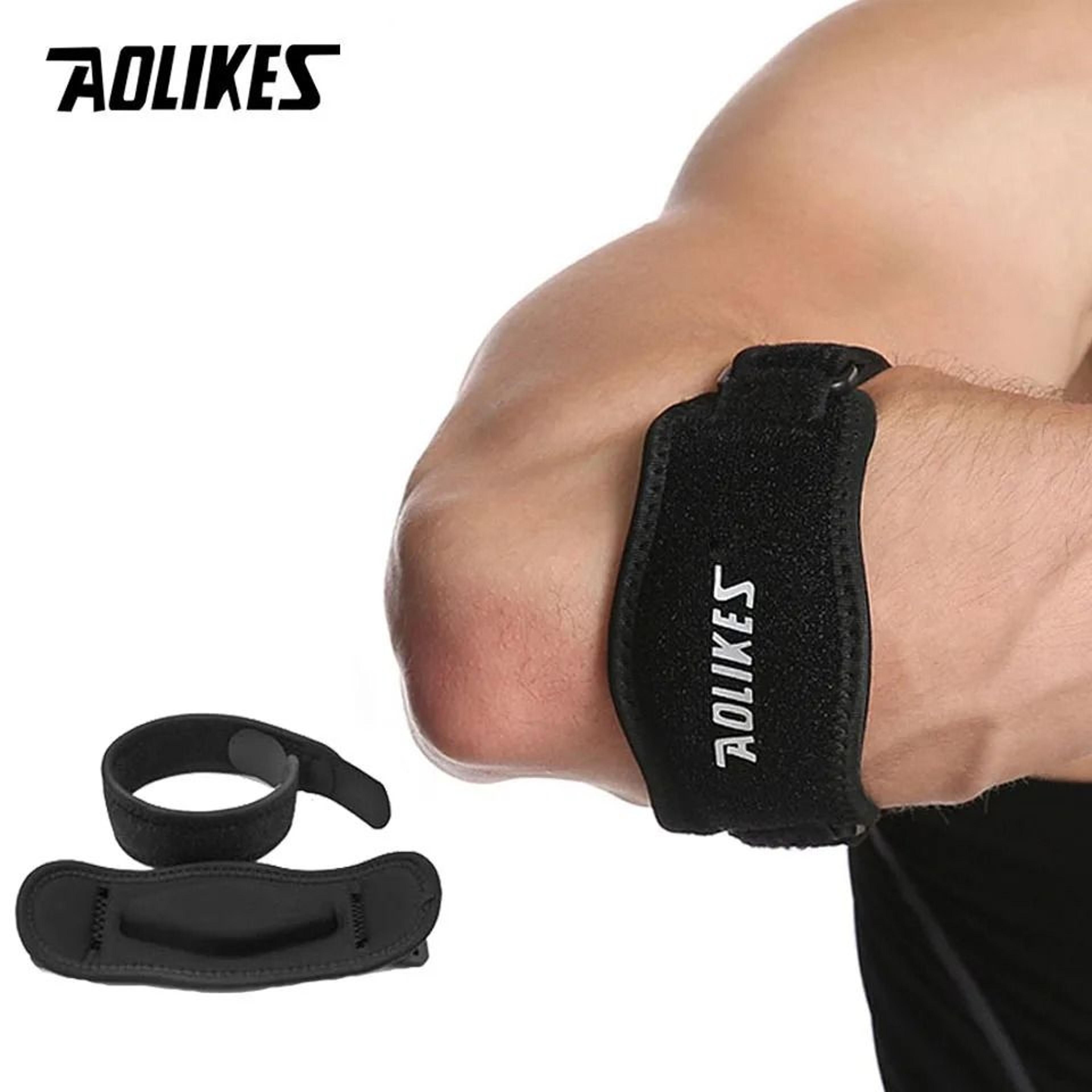 AOLIKES Adjustable Tennis Elbow Strap With Compression Pad For Golf Basketball And Sports 3