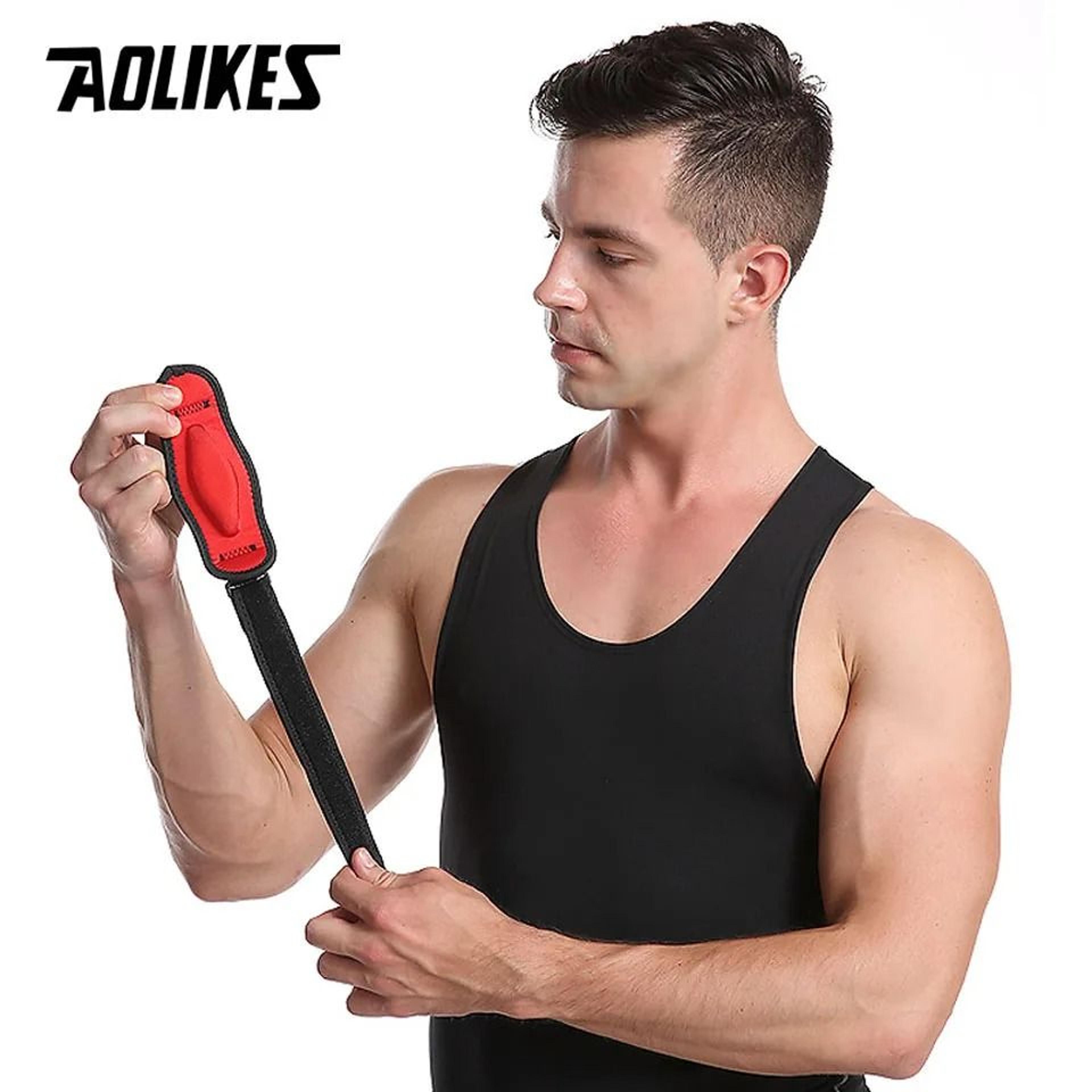 AOLIKES Adjustable Tennis Elbow Strap With Compression Pad For Golf Basketball And Sports 6