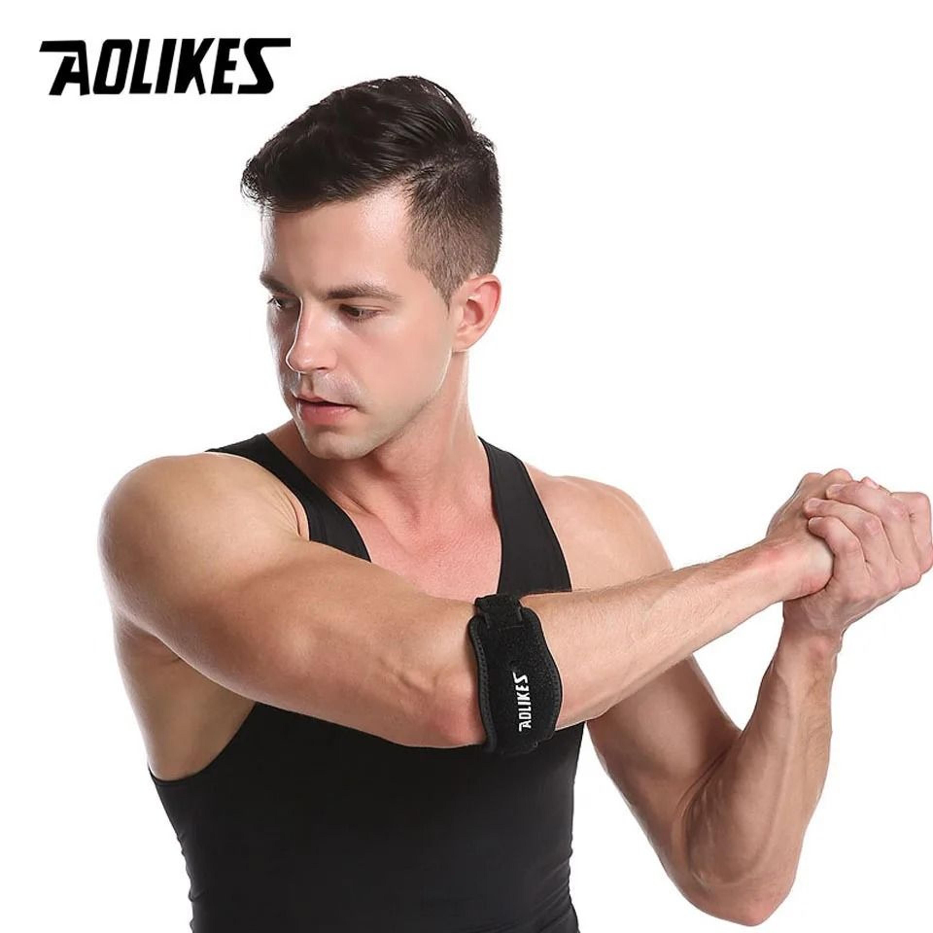 AOLIKES Adjustable Tennis Elbow Strap With Compression Pad For Golf Basketball And Sports 9
