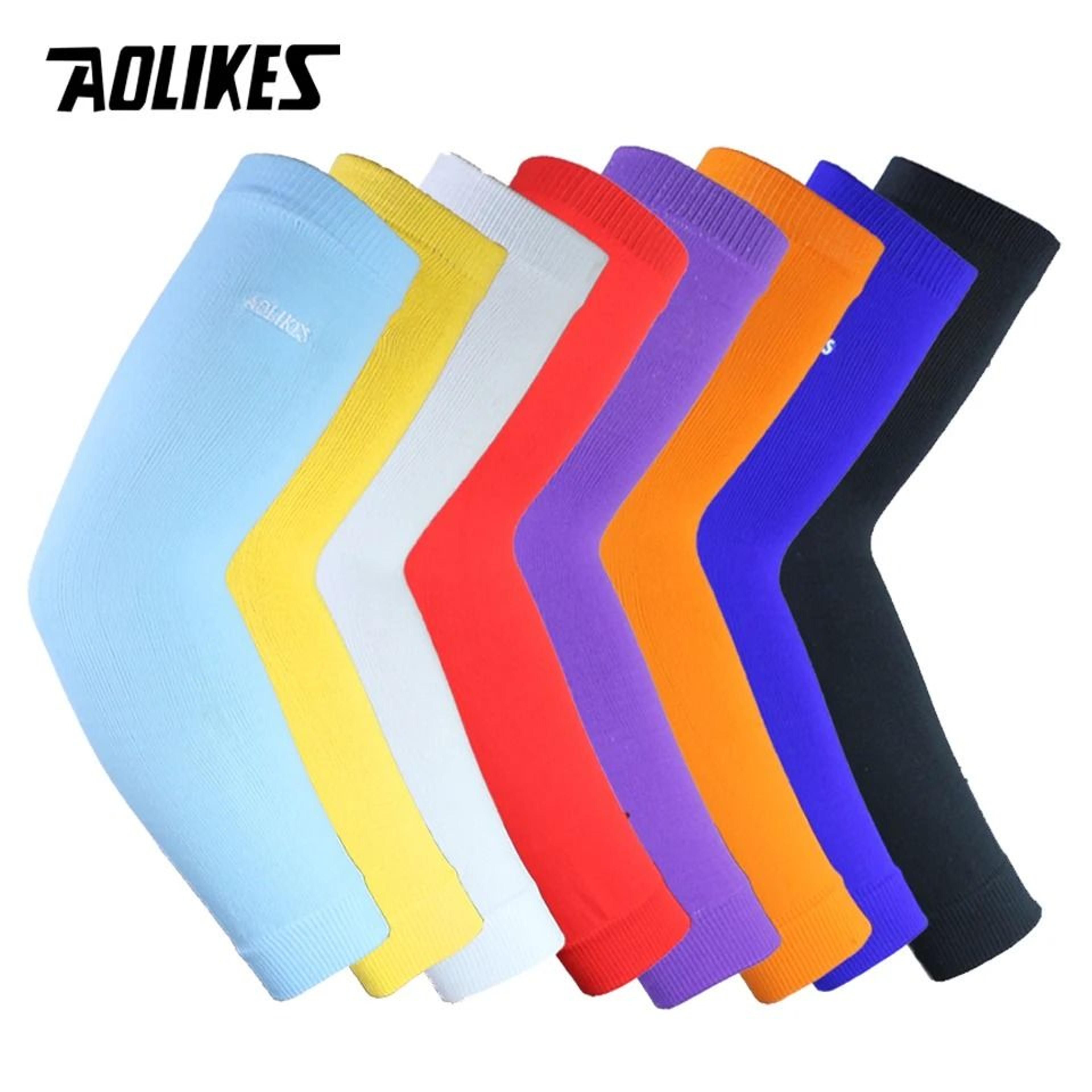 AOLIKES Elastic Compression Arm Sleeve For Basketball Tennis Volleyball And Outdoor Sports 12