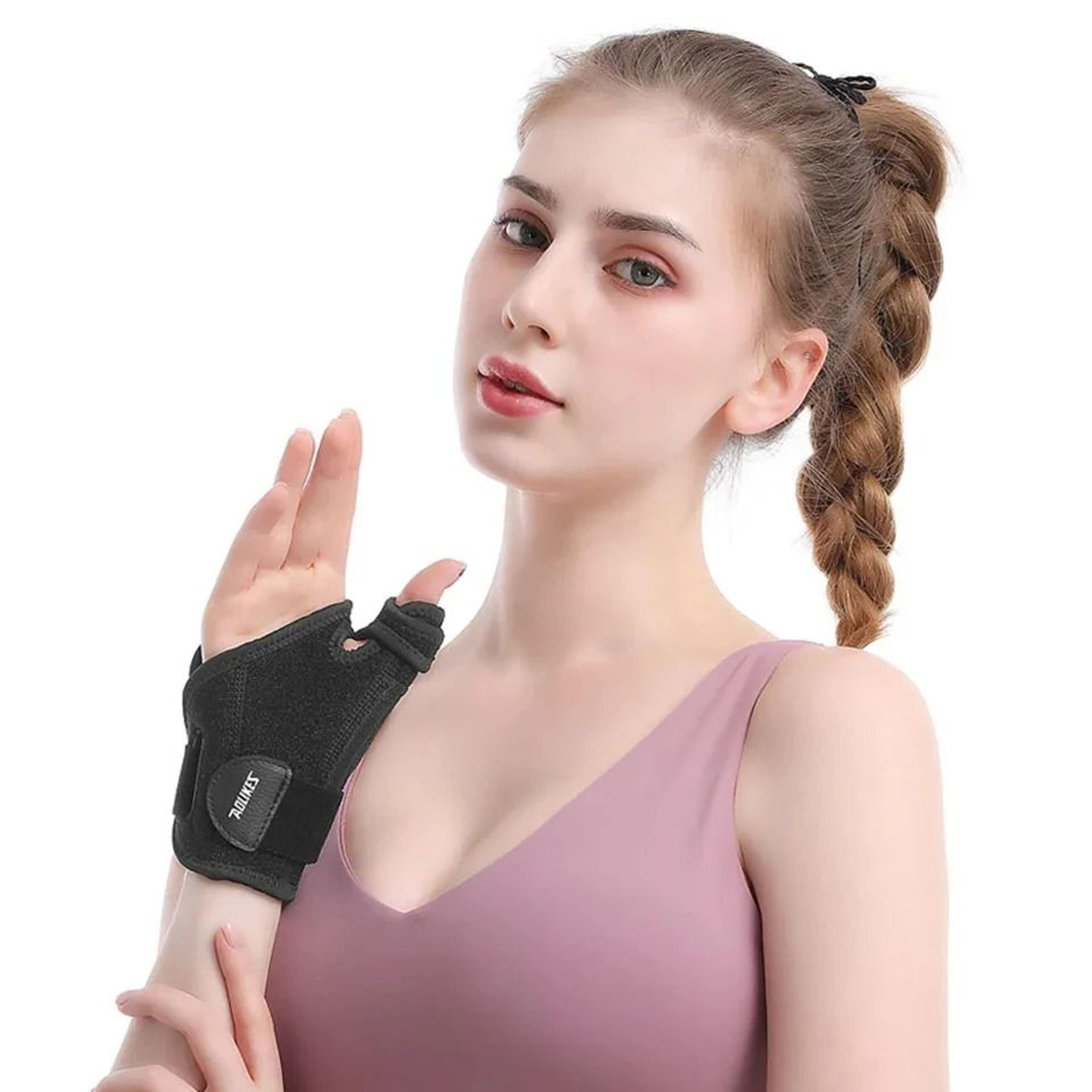 AOLIKES Adjustable Thumb Spica Wrist Brace With Splint For Daily Hand Support 9