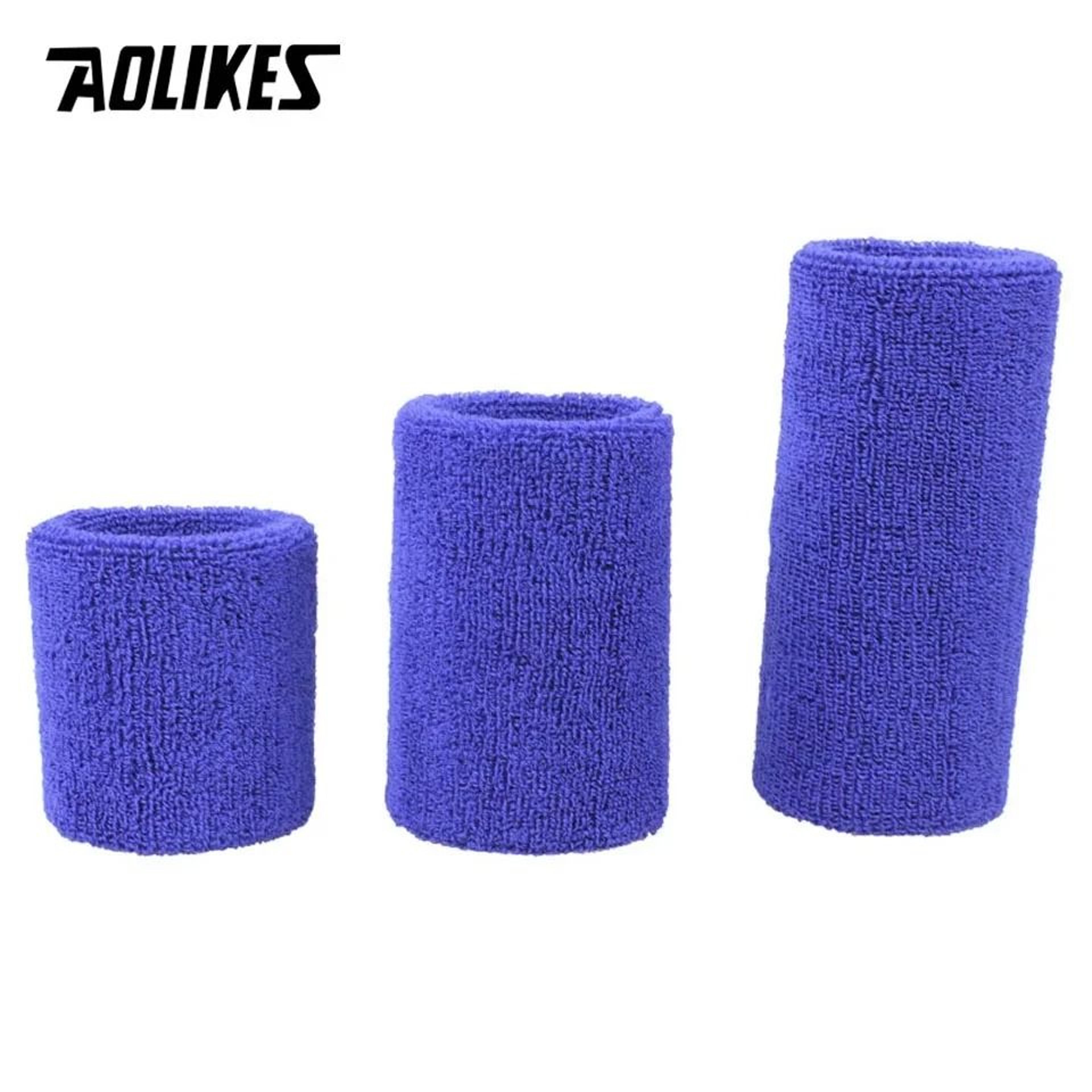 AOLIKES Absorbent Sports Wristband For Tennis Basketball Volleyball Gym And Fitness Training 4