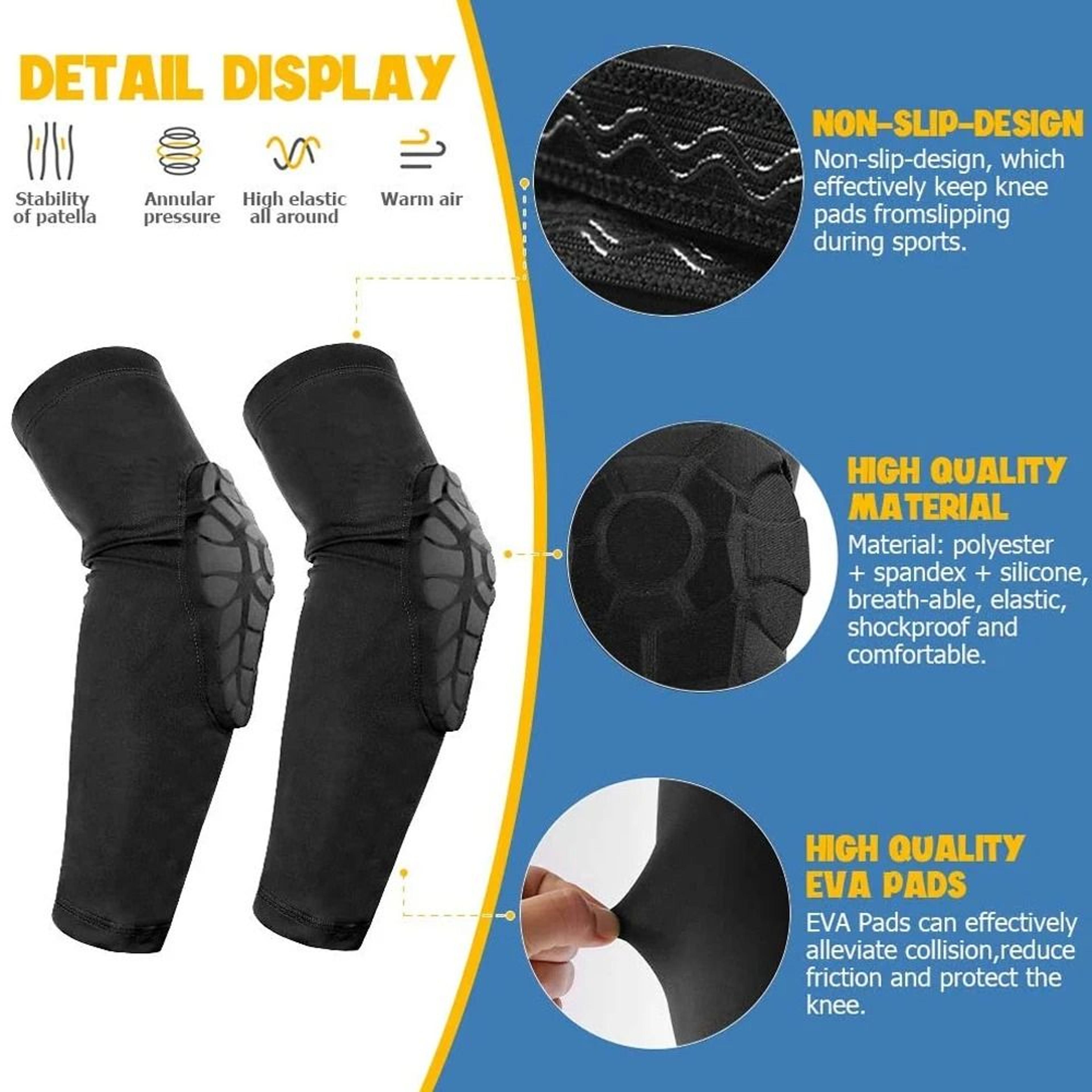 Youth Honeycomb Compression Knee And Elbow Pads 7