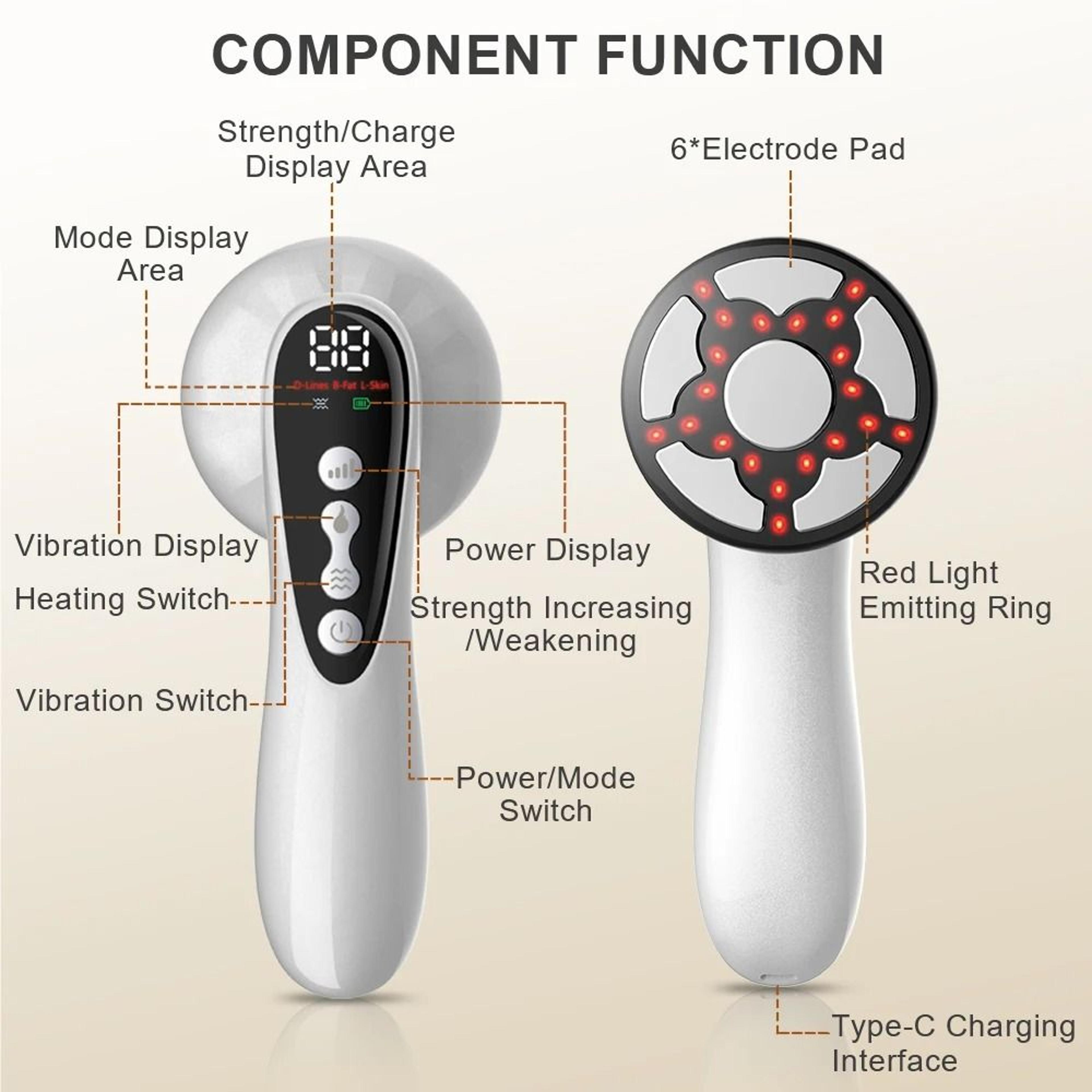 Cordless Vibrating Body Sculpting And Cellulite Massage Kit 8