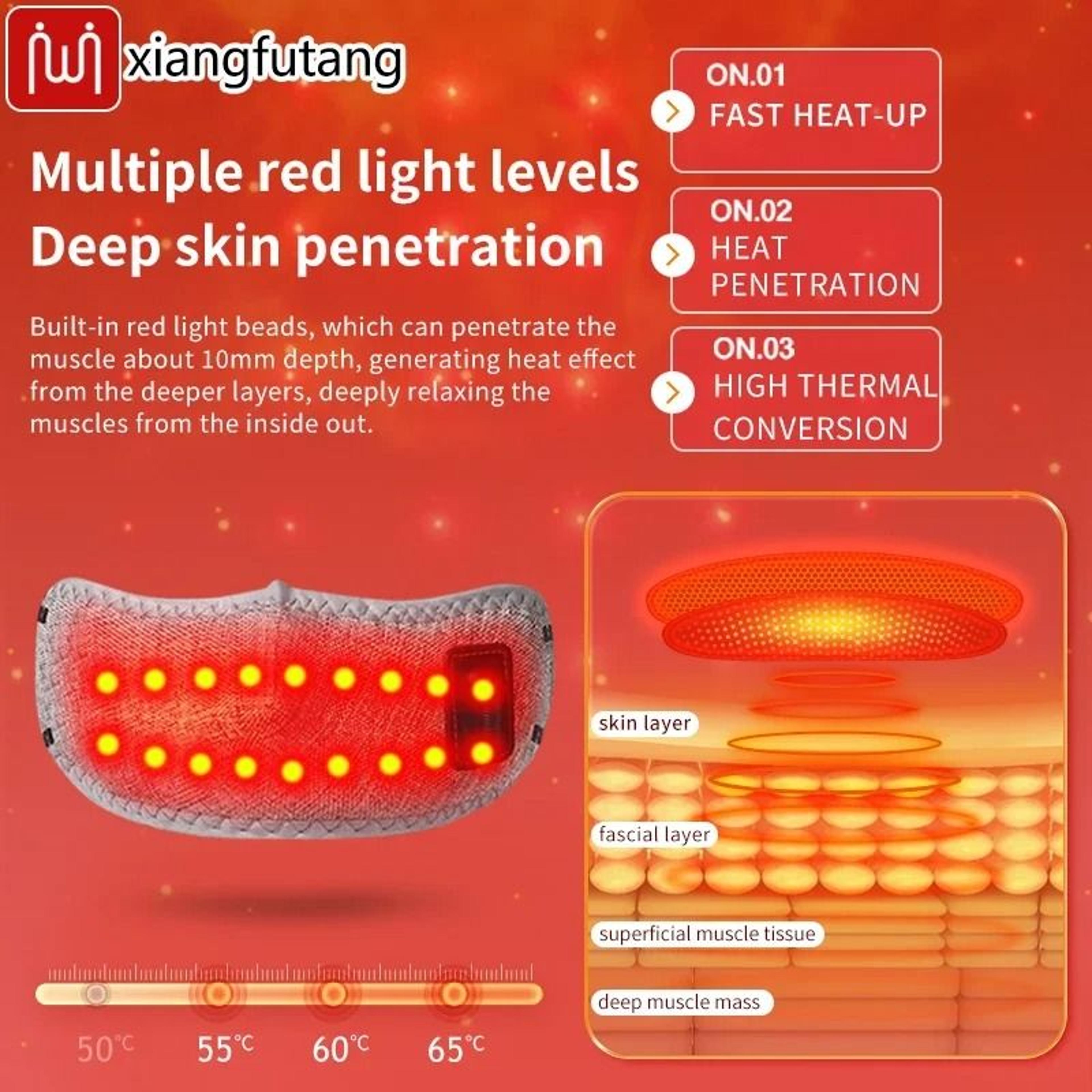 3 Level Red Light Heated Nose Comfort Wrap 4