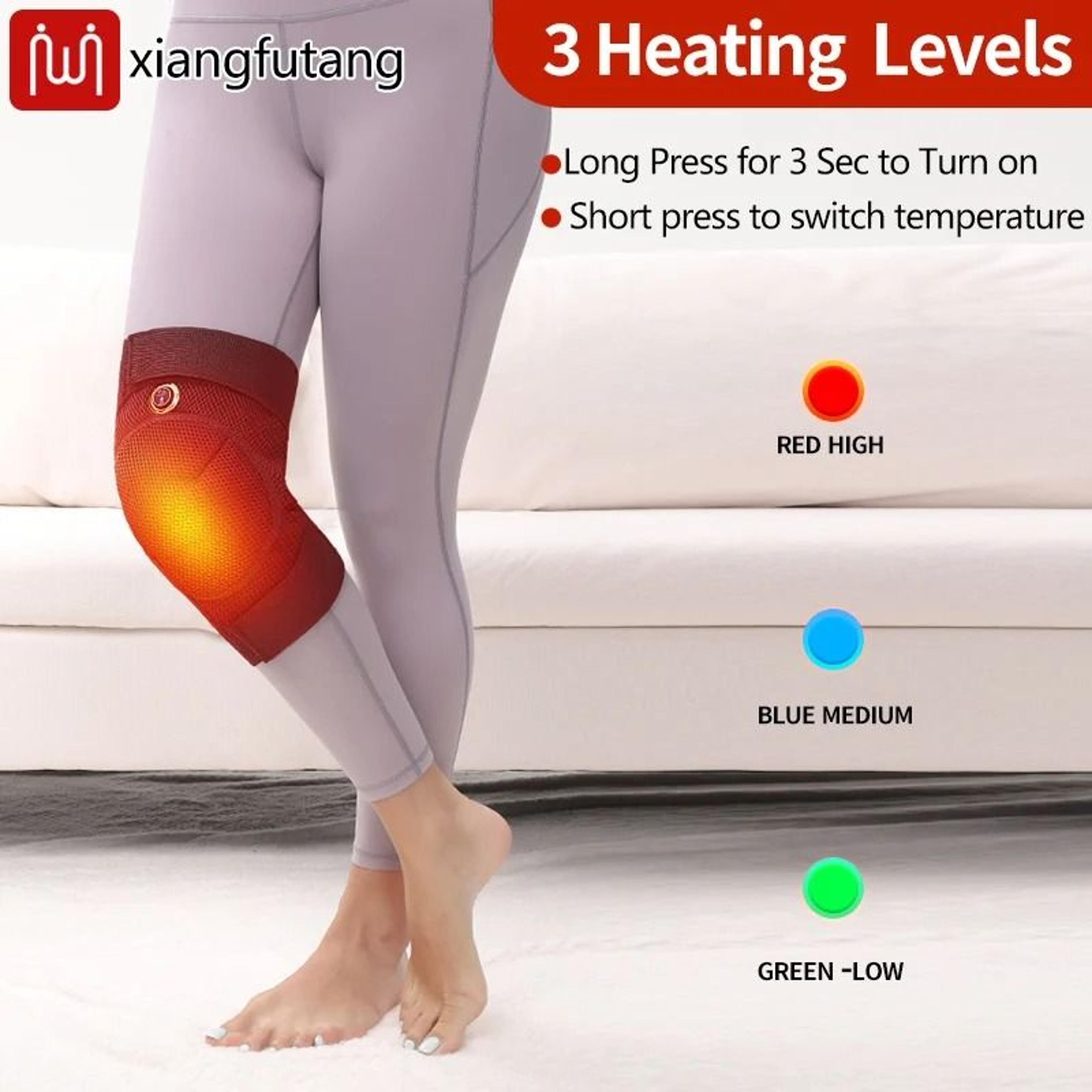 Electric Heated Vibration Knee Support Massager 4