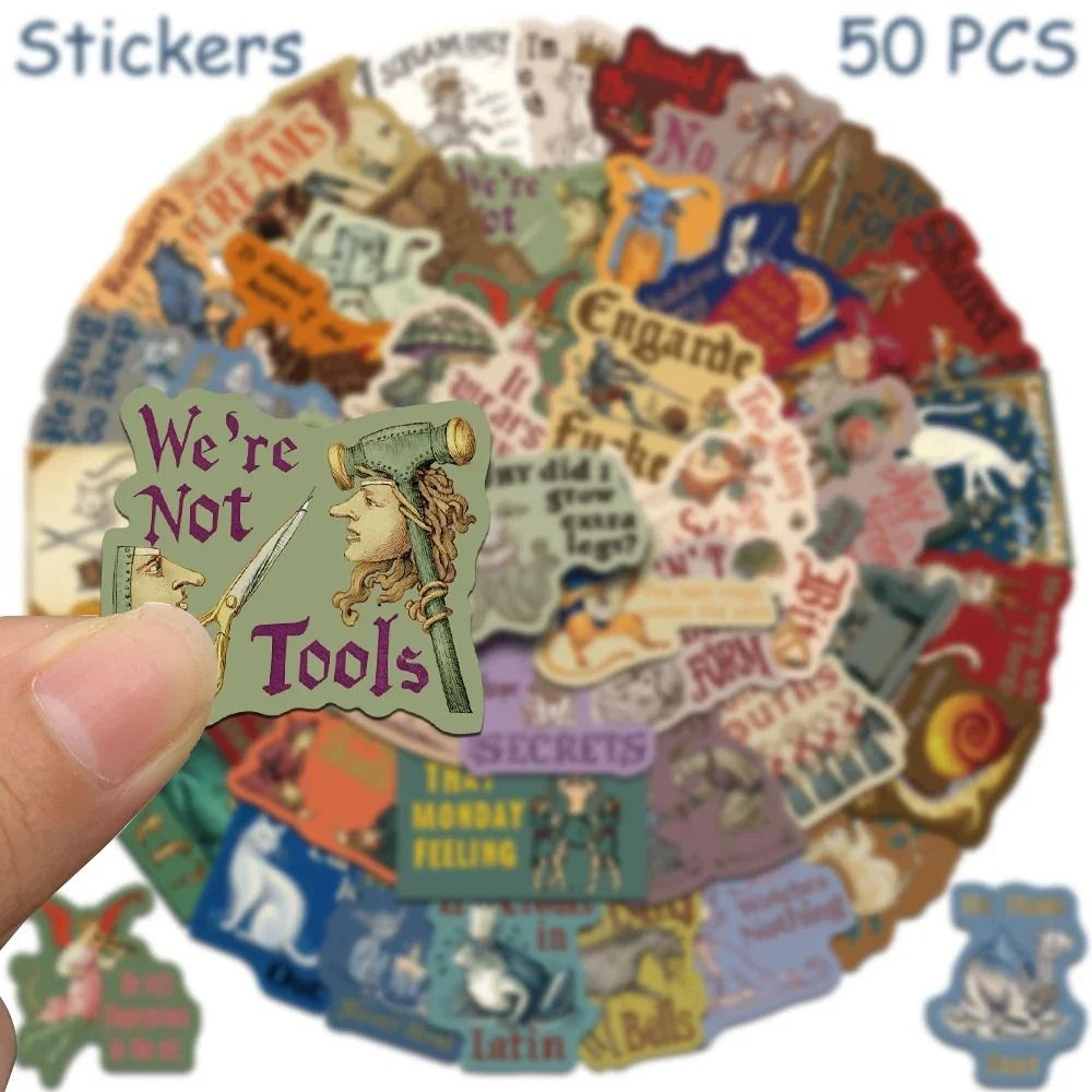 Dark Medieval Abstract Waterproof Sticker Pack 50 Piece Set 5