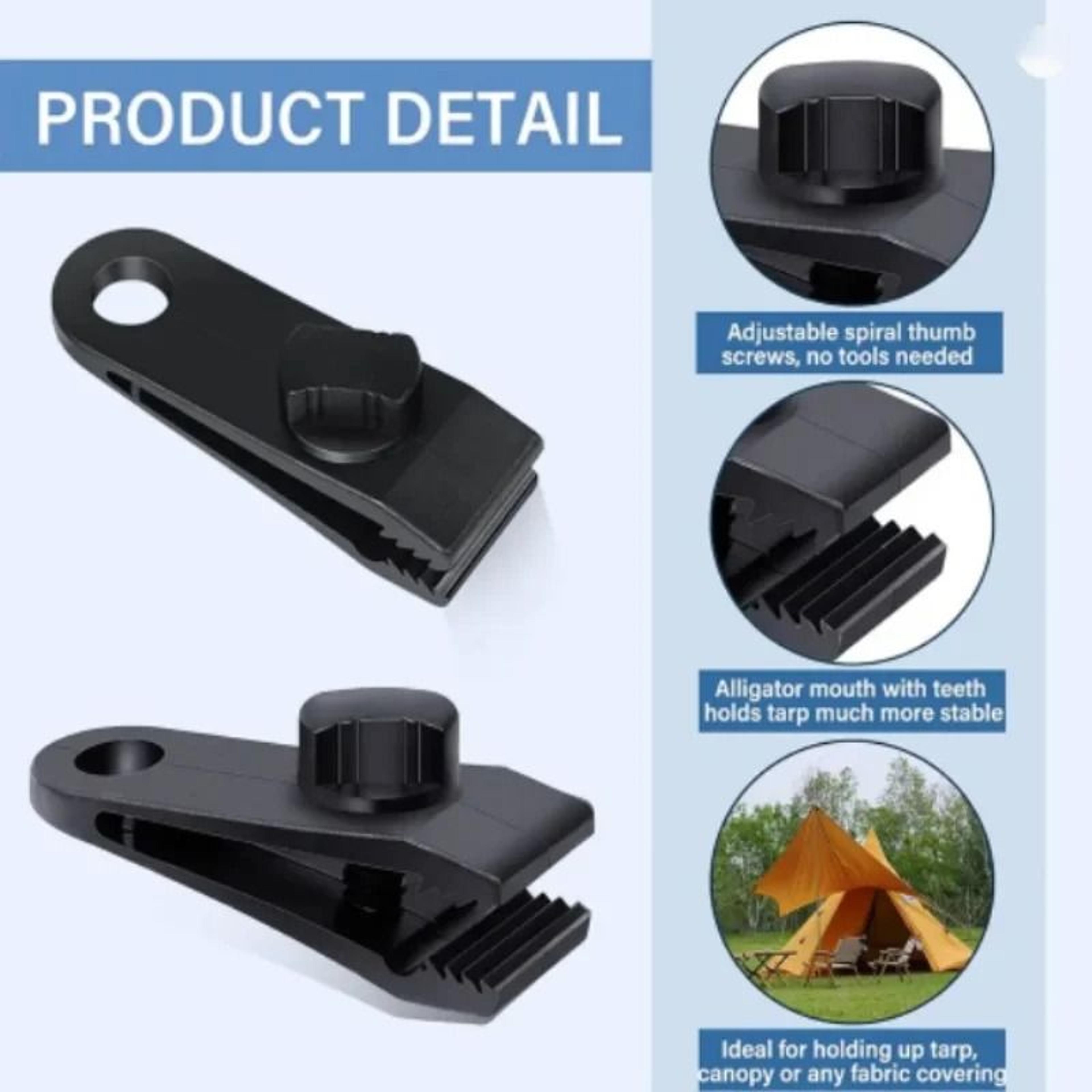 Secure Grip Heavy Duty Tarp Clips And Tent Clamps 6