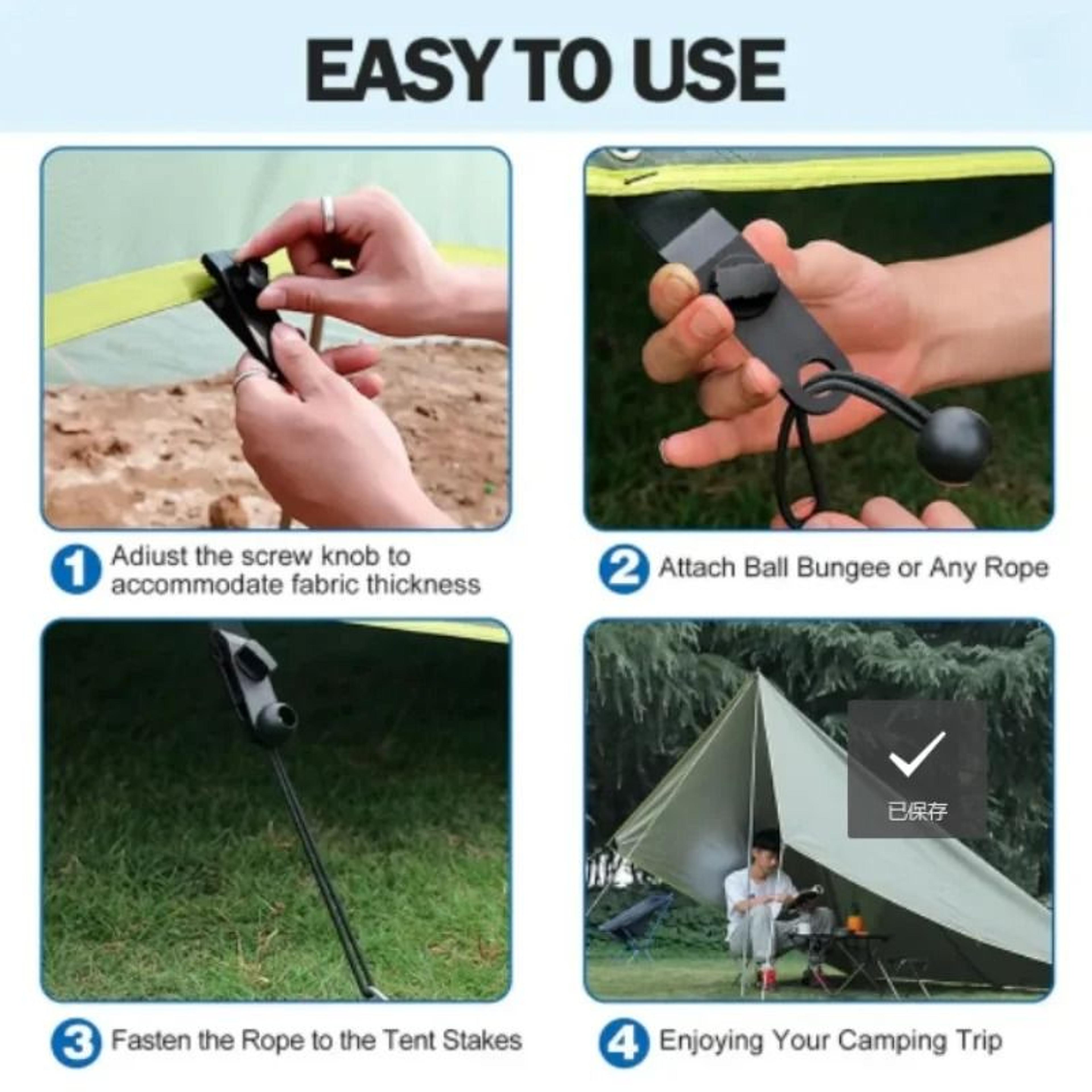 Secure Grip Heavy Duty Tarp Clips And Tent Clamps 7