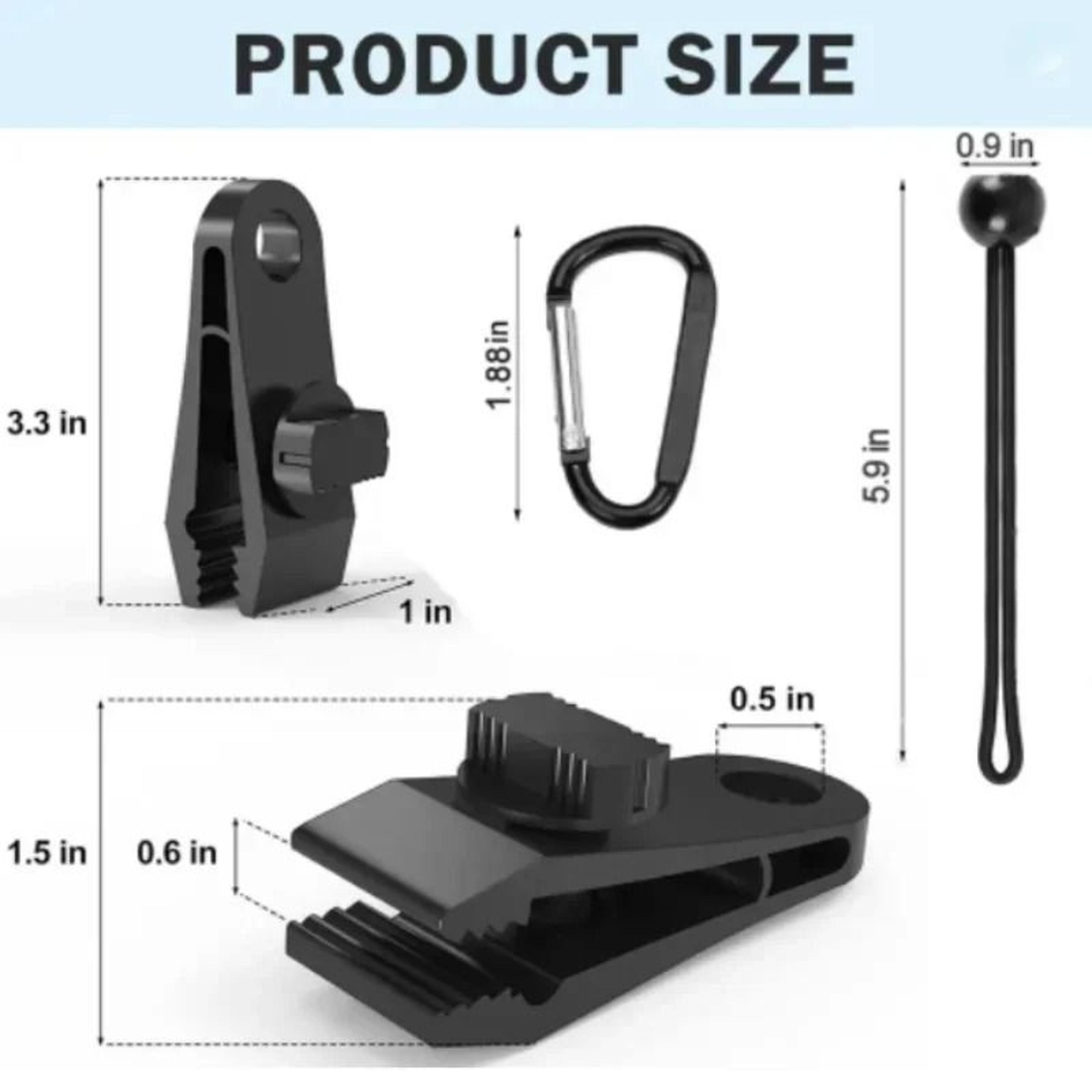 Secure Grip Heavy Duty Tarp Clips And Tent Clamps 5
