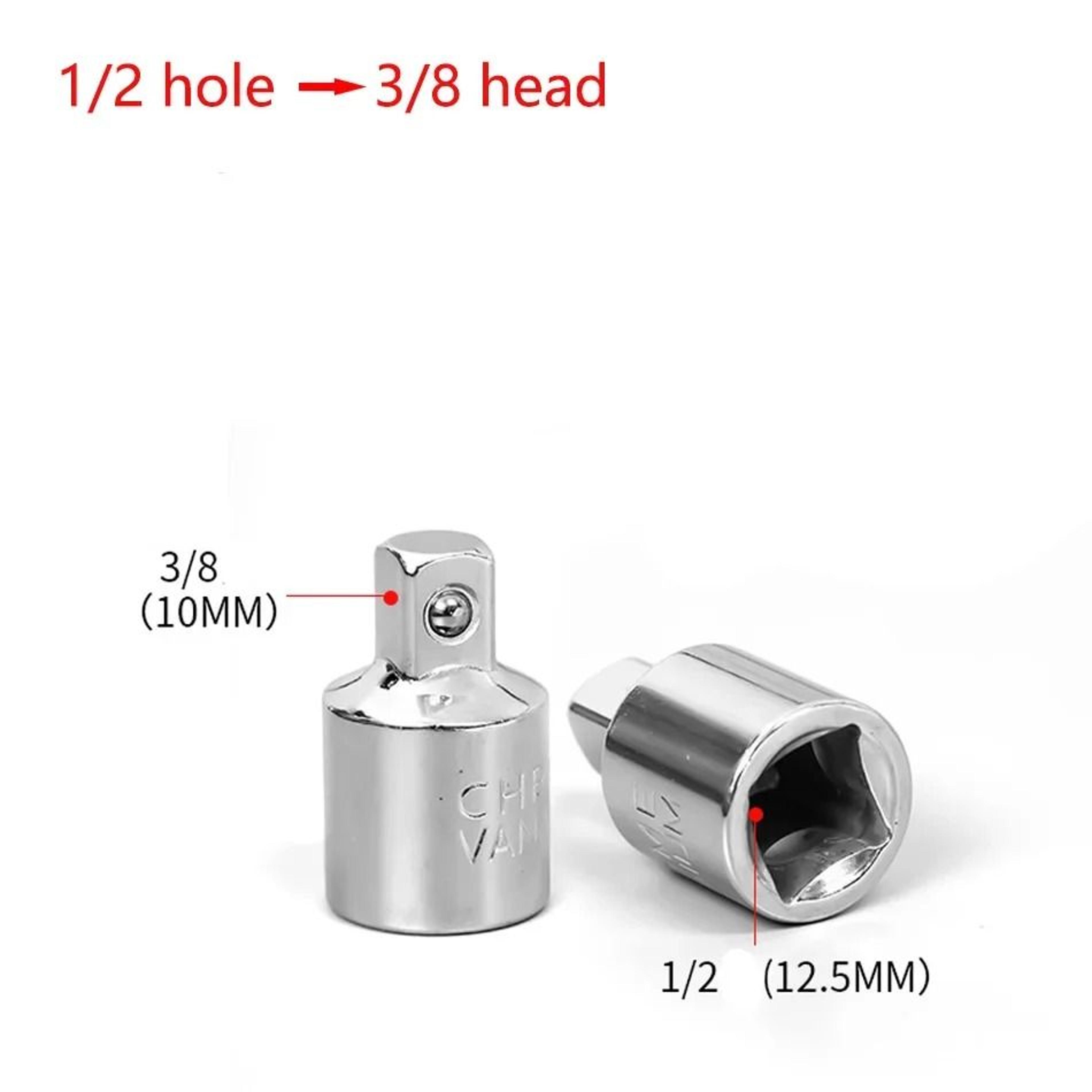 DriveFlex Ratchet Socket Adapter Converter For Multiple Wrench Drive Sizes 2