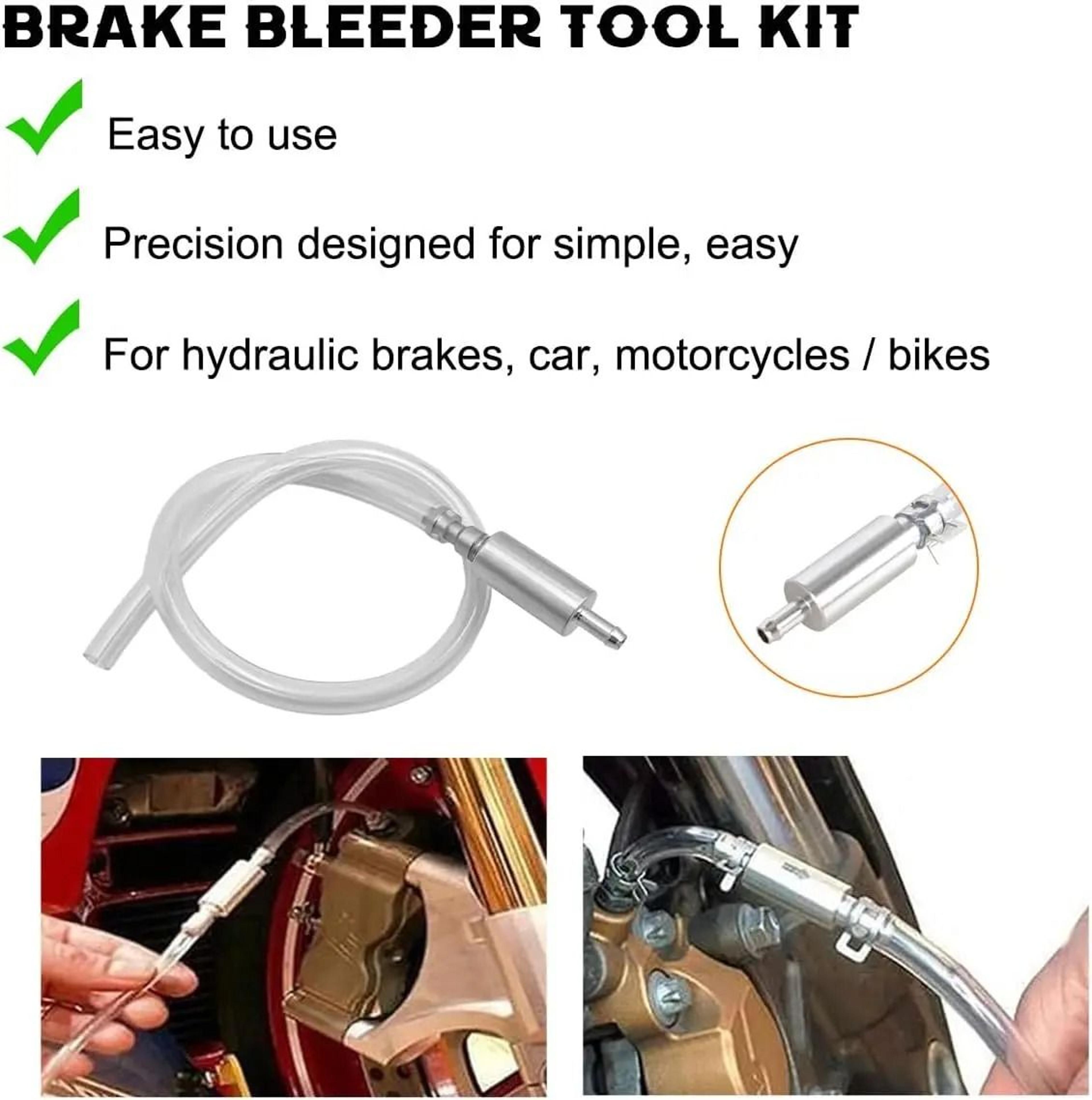 1 To 2 Pcs Motorcycle Brake Bleeder Hose Valve Tool 5