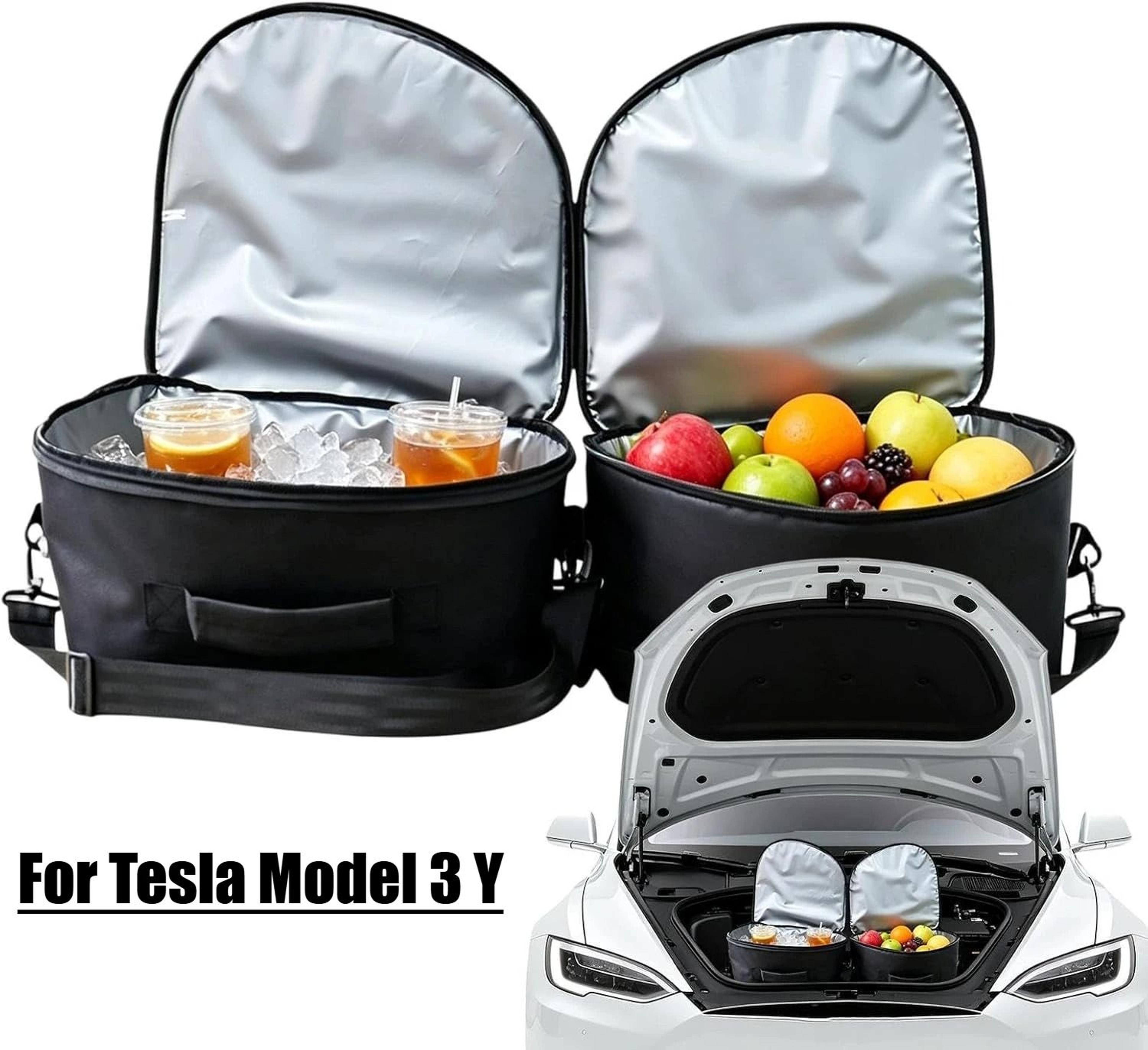1 Pair Insulated Tesla Model 3 Y Frunk Cooler Bags 5