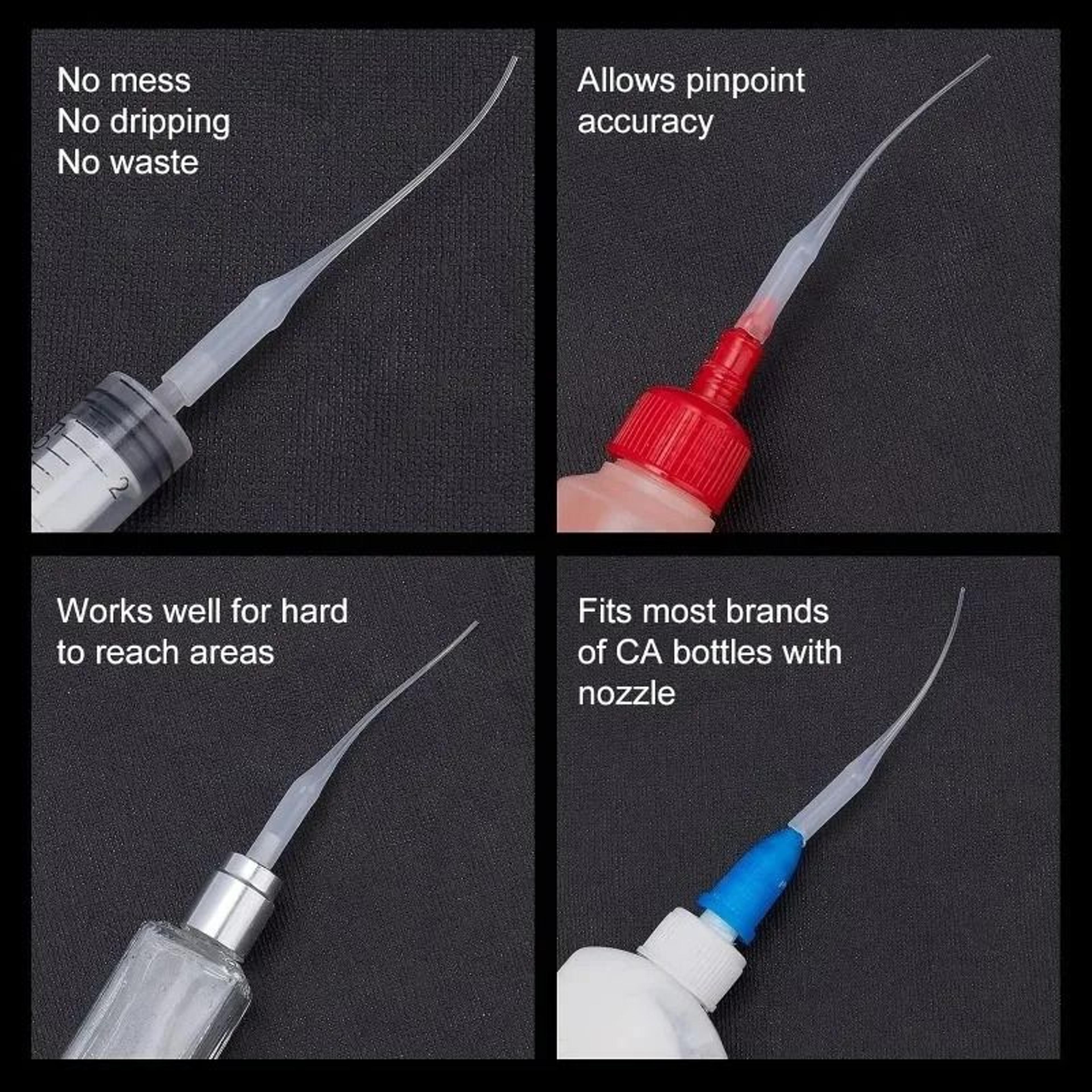FineFlow Precision CA Glue Applicator Tips 7