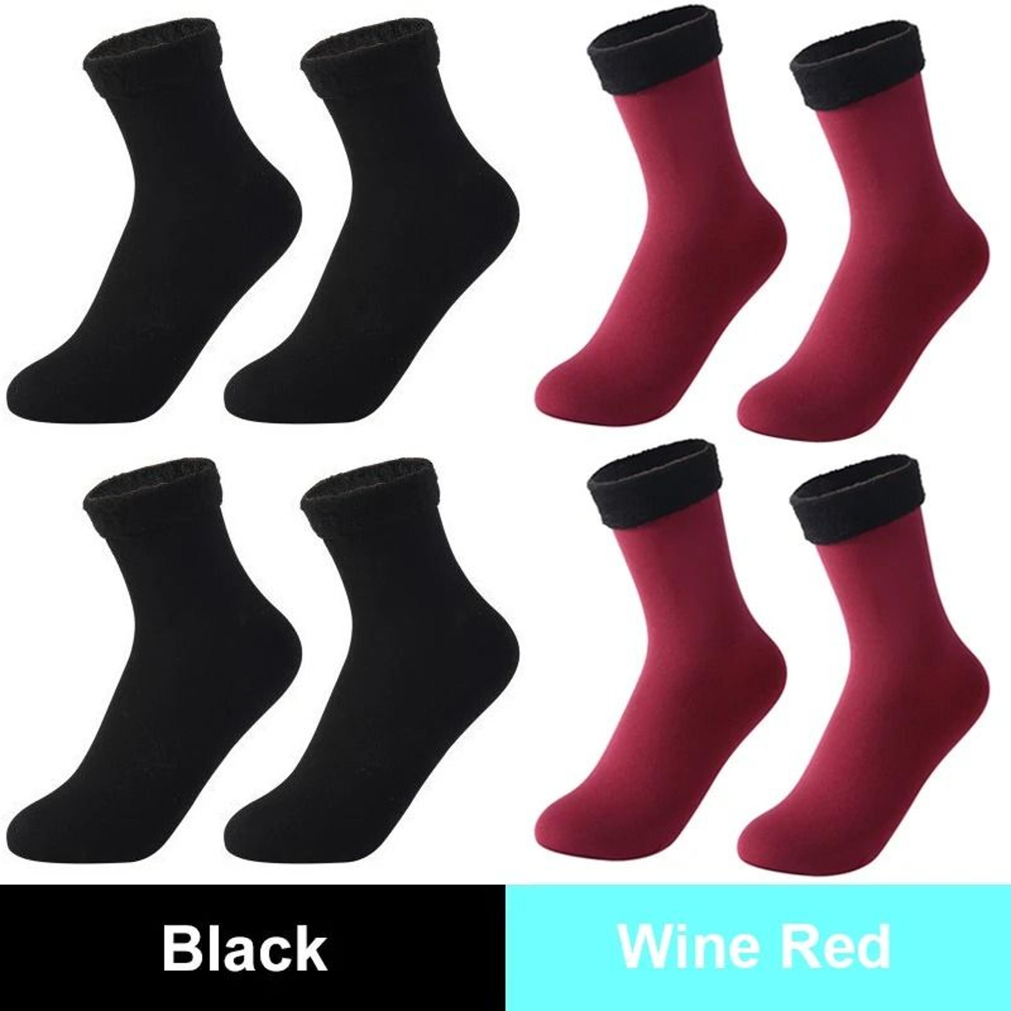 CozyCloud Thermal Wool Blend Winter Socks 12