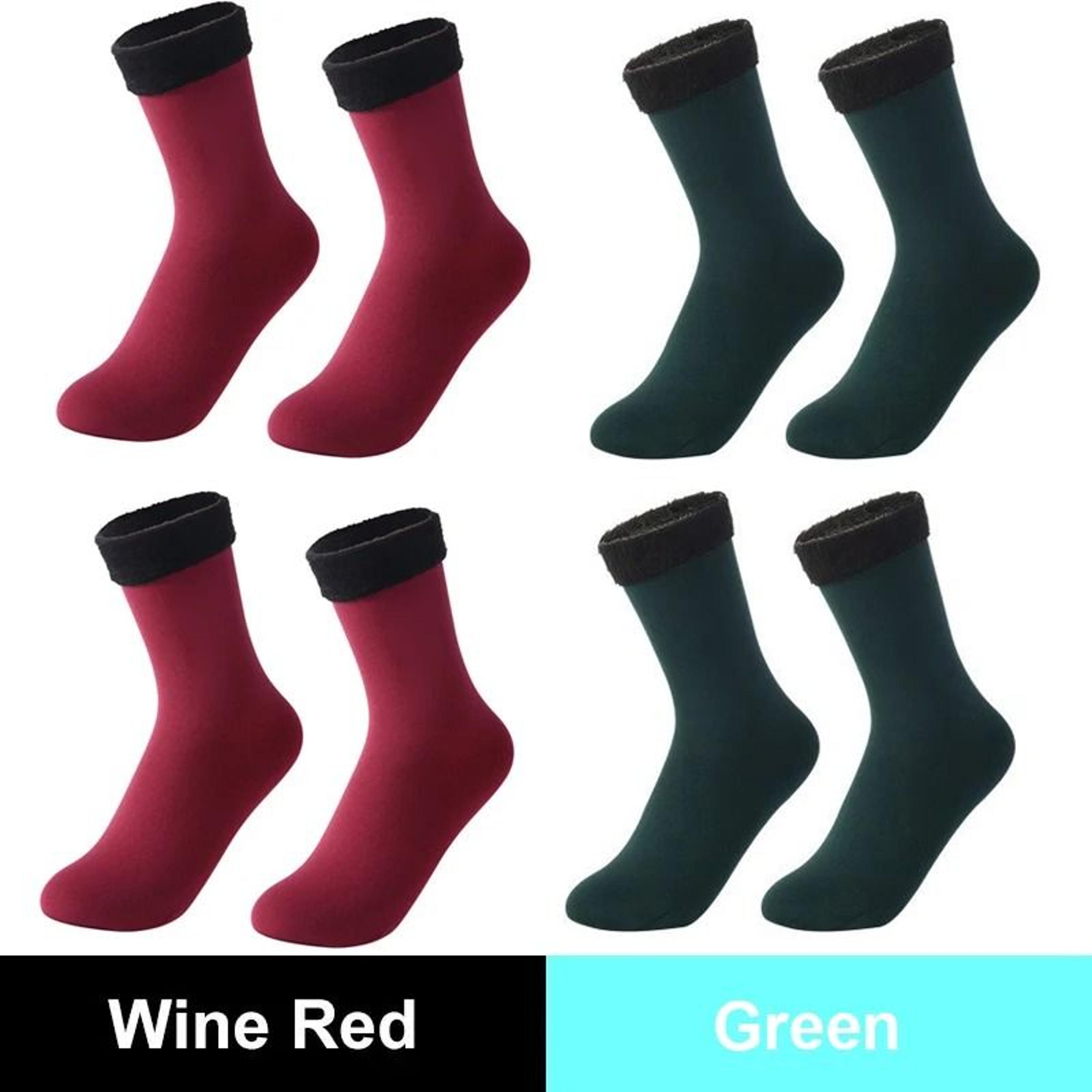 CozyCloud Thermal Wool Blend Winter Socks 11