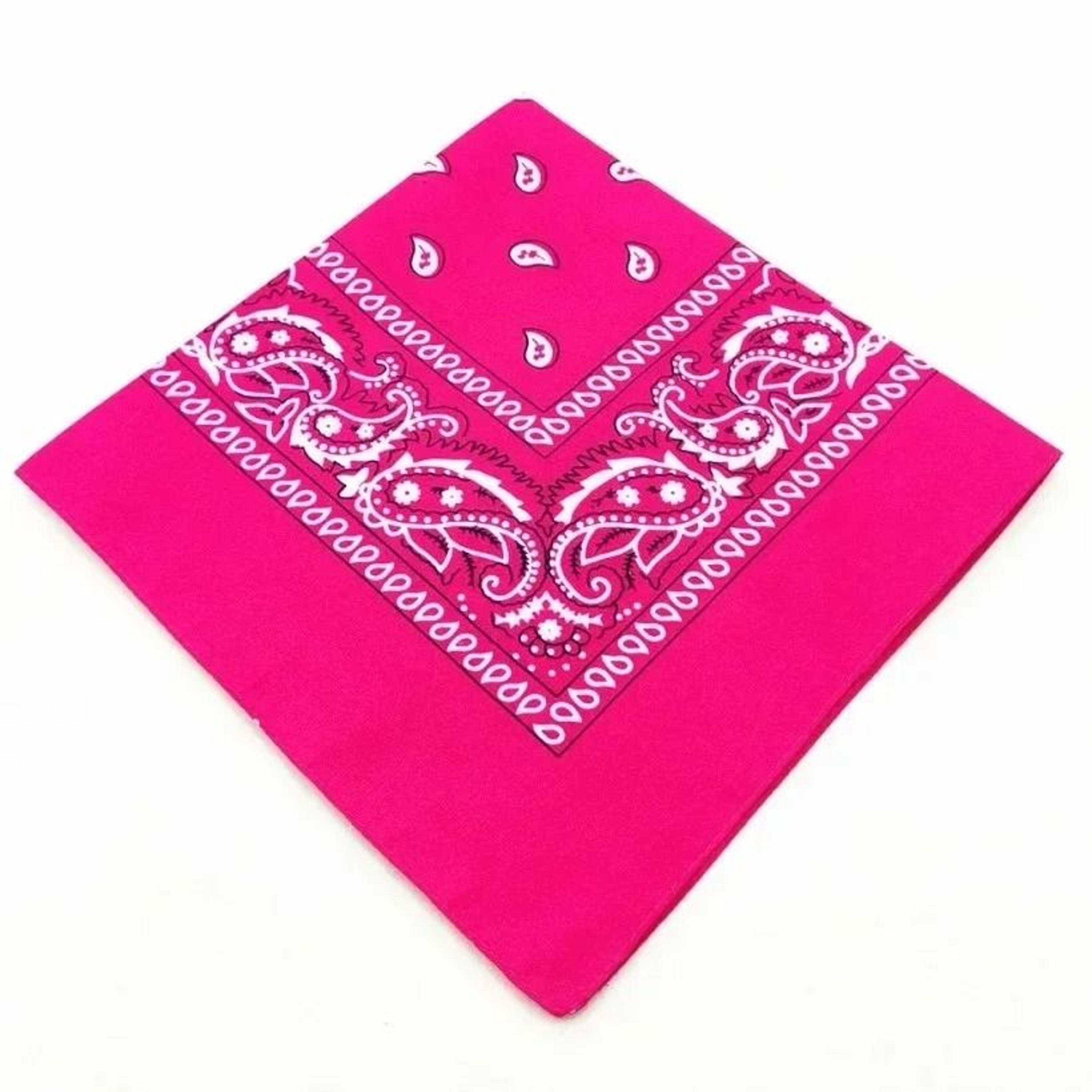 Classic Cotton Paisley Bandana Square Scarf 13