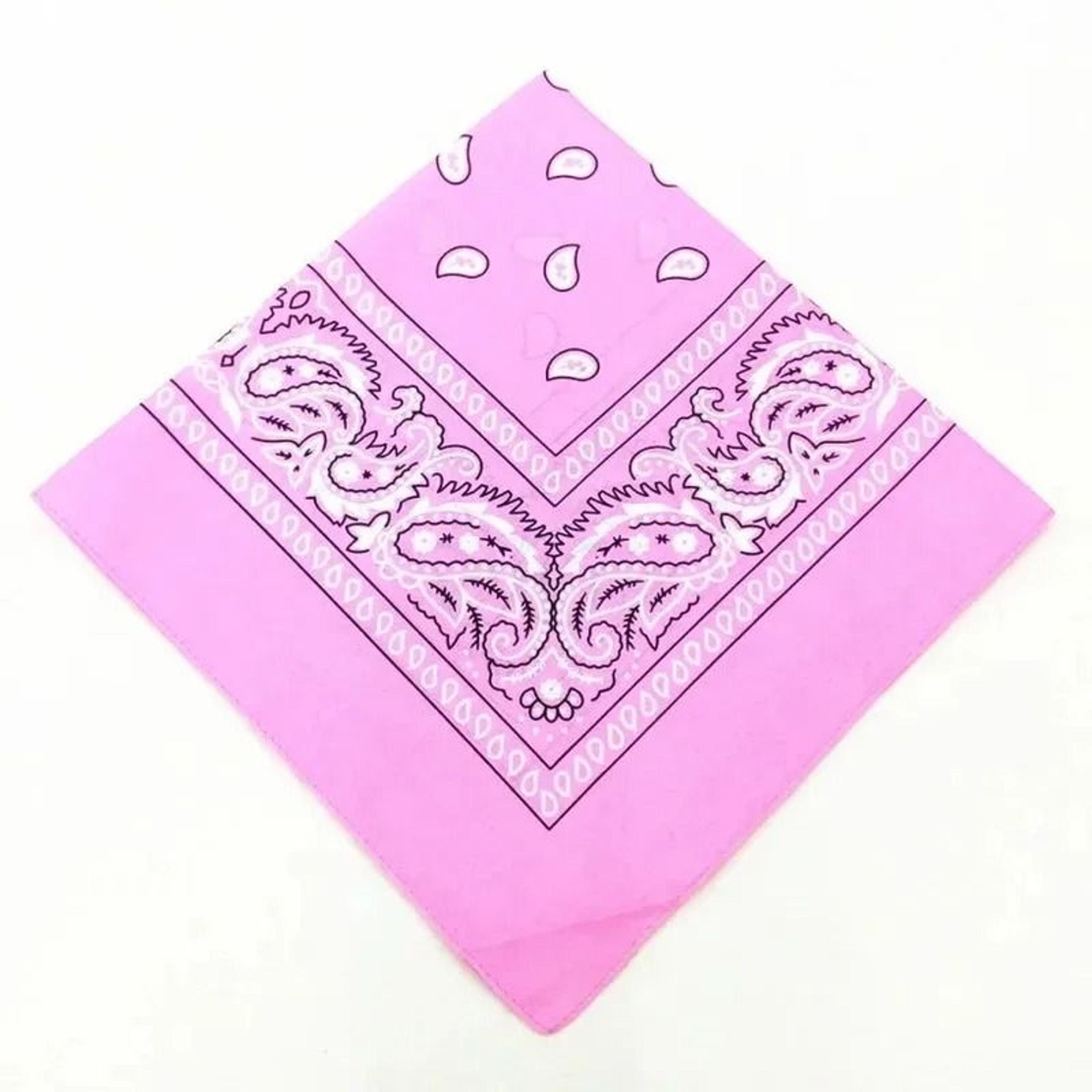 Classic Cotton Paisley Bandana Square Scarf 28