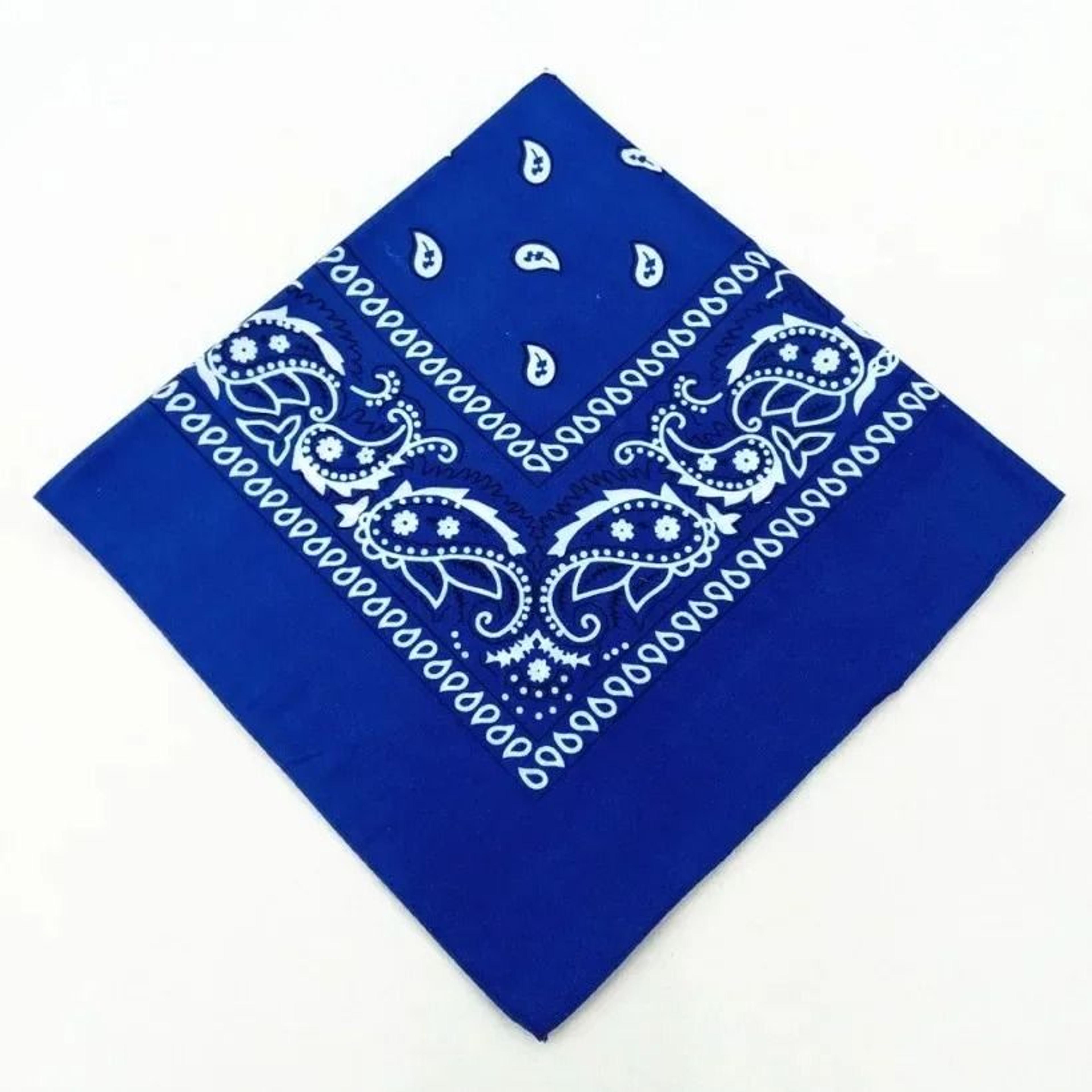 Classic Cotton Paisley Bandana Square Scarf 5