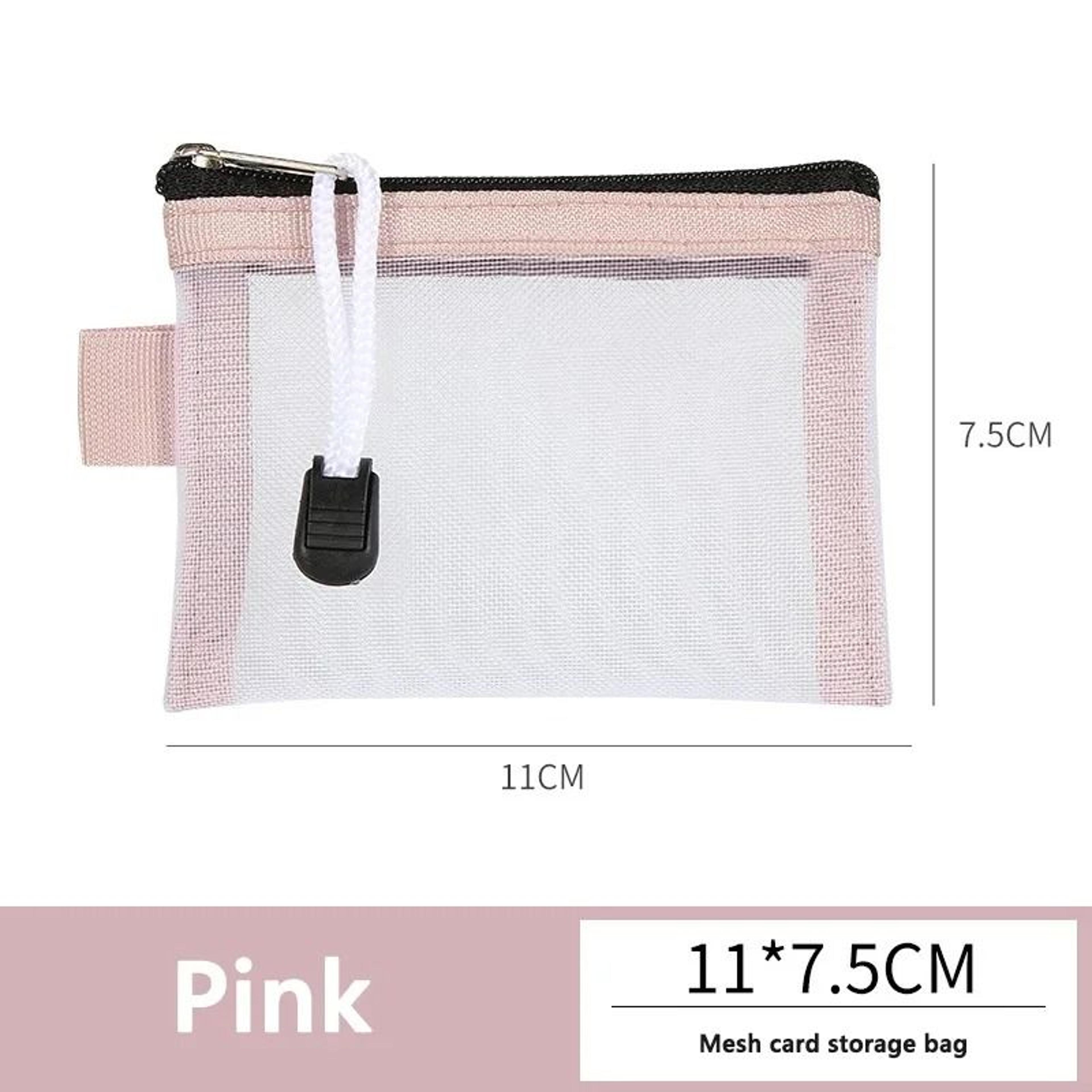 Portable Mesh Coin Purse And Cable Organizer 4