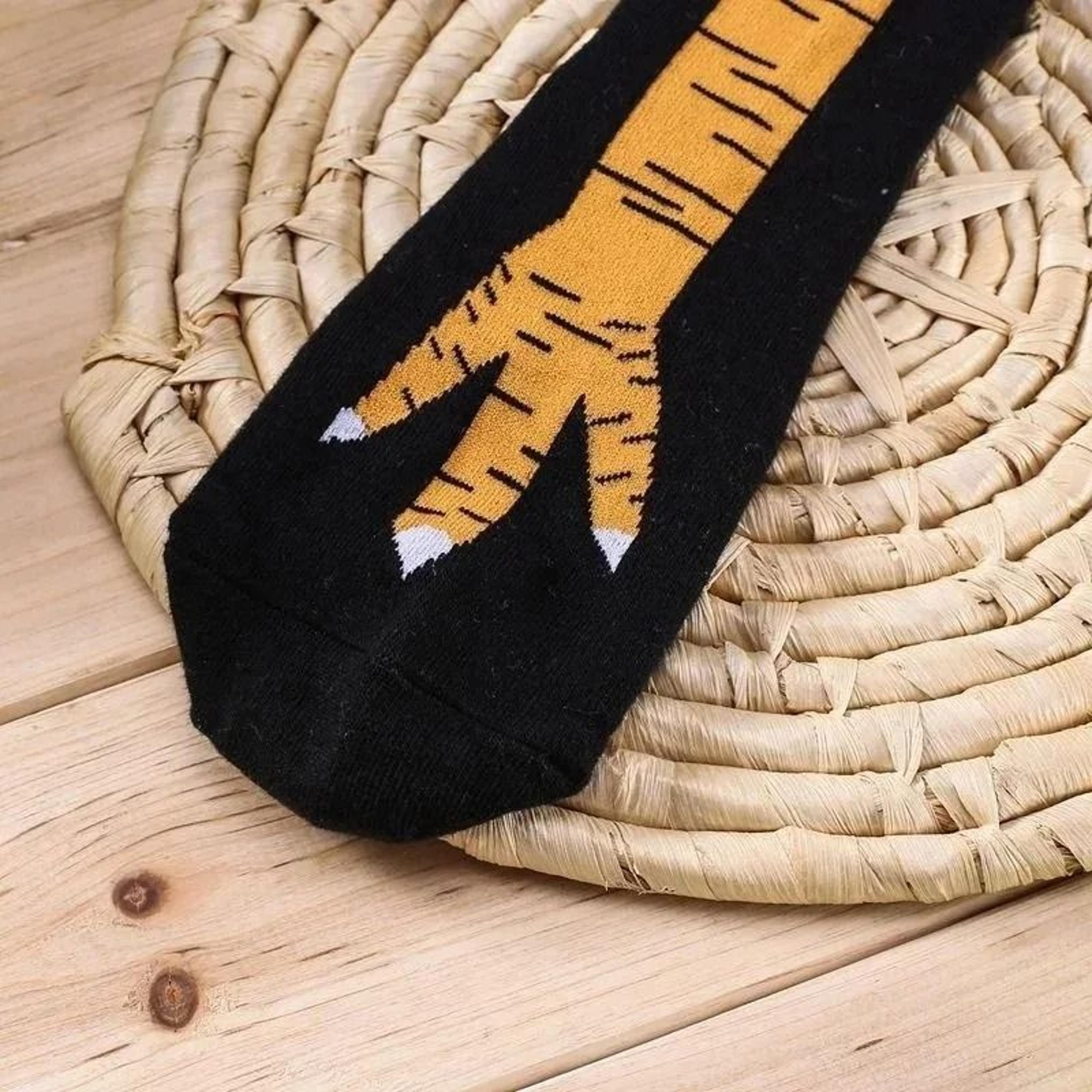 Funny Chicken Paw Knee High Novelty Socks 12