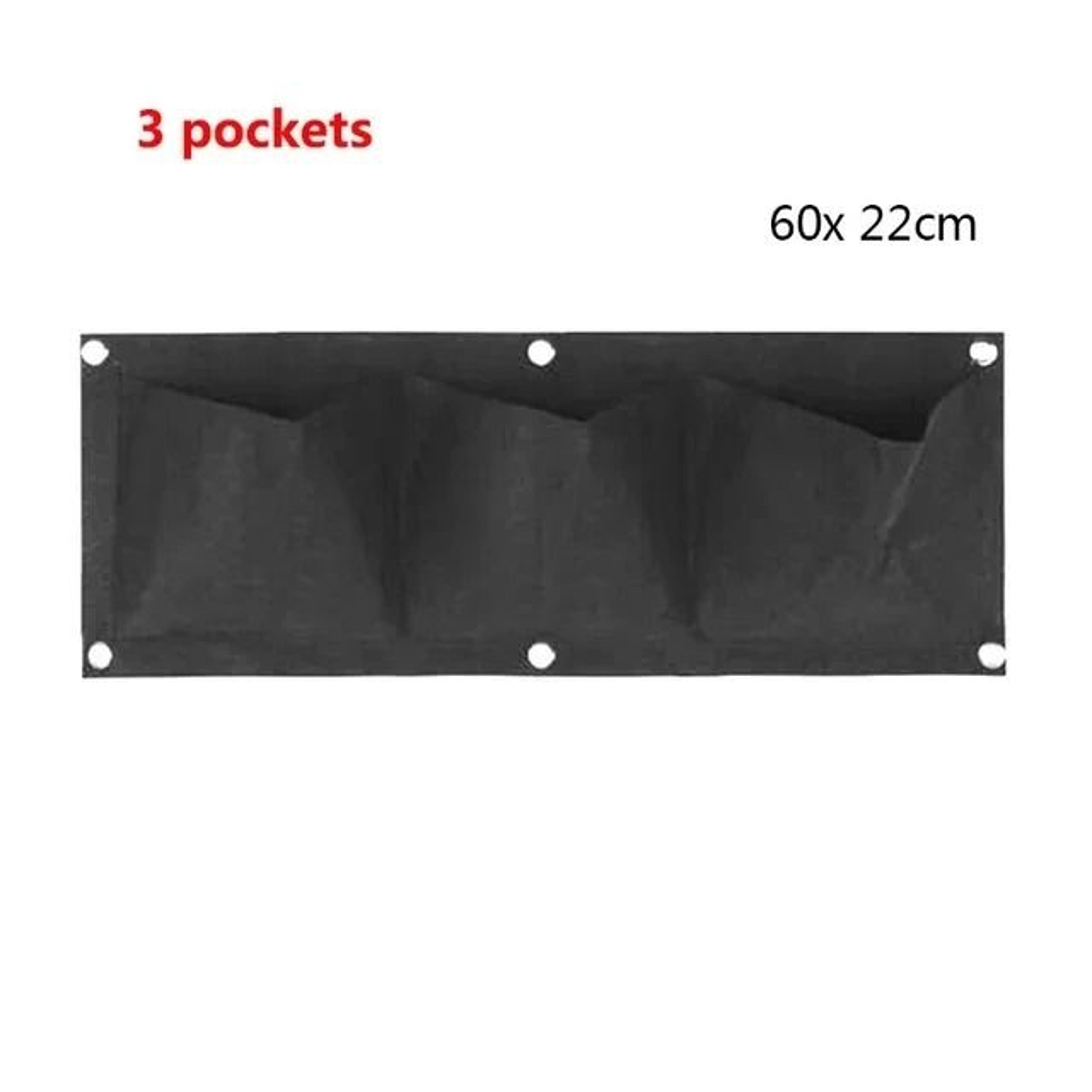 Multi Pocket Wall Hanging Planter Bag For Herbs Flowers And Vertical Gardens 3