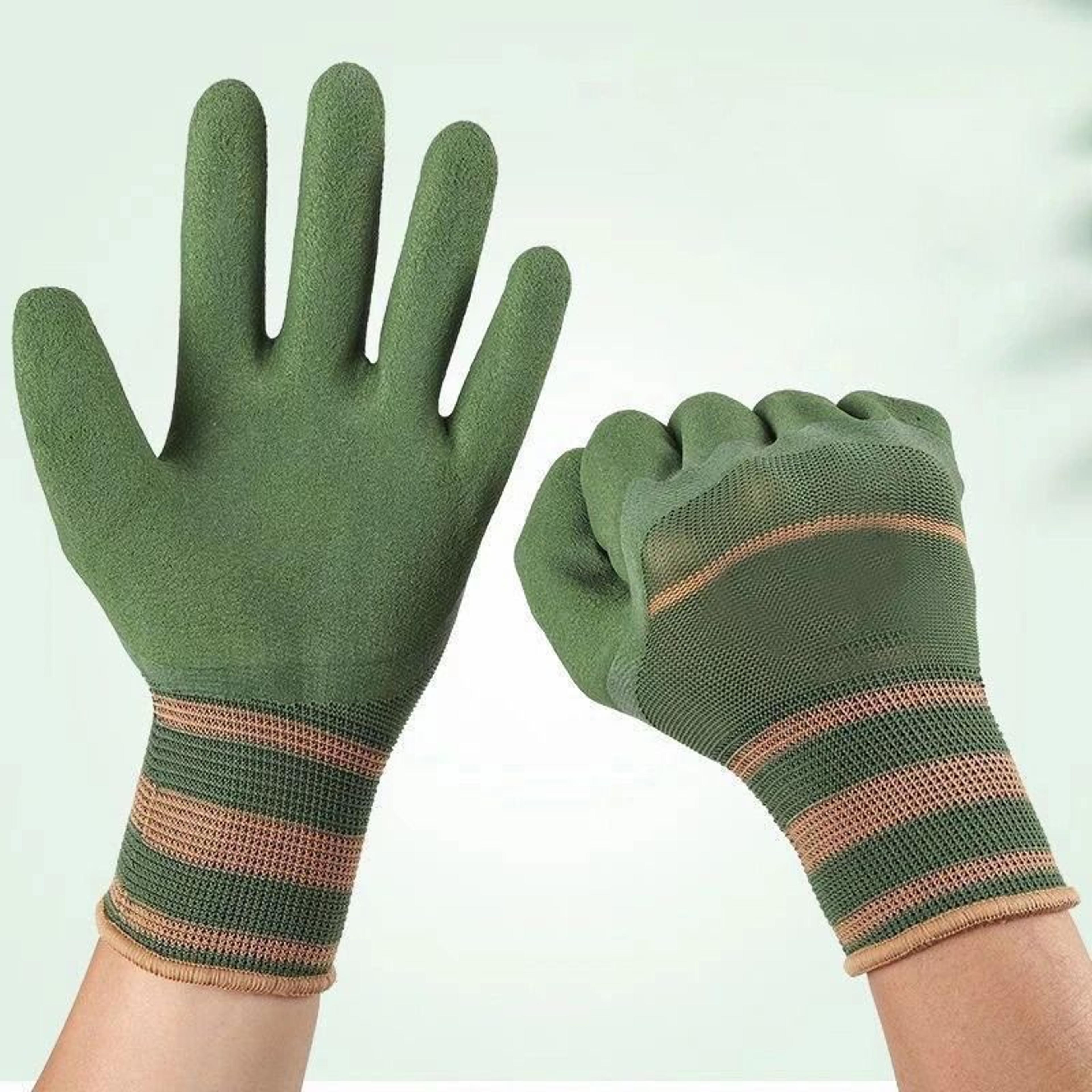 Protective Thorn Resistant Gardening Gloves With Waterproof Grip 1