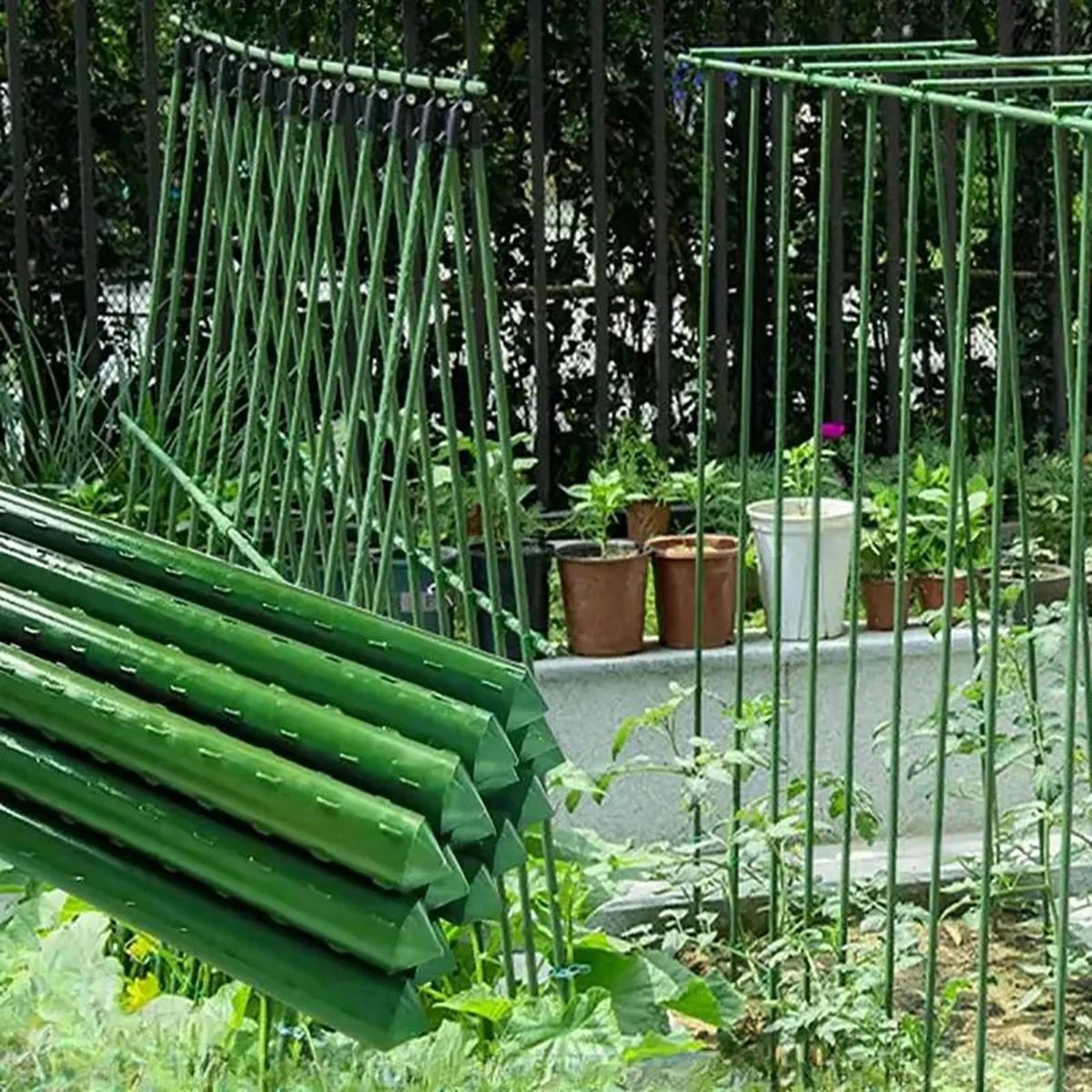 Plastic Coated Steel Plant Support Stakes For Climbing Flowers Fruits And Vegetables 7