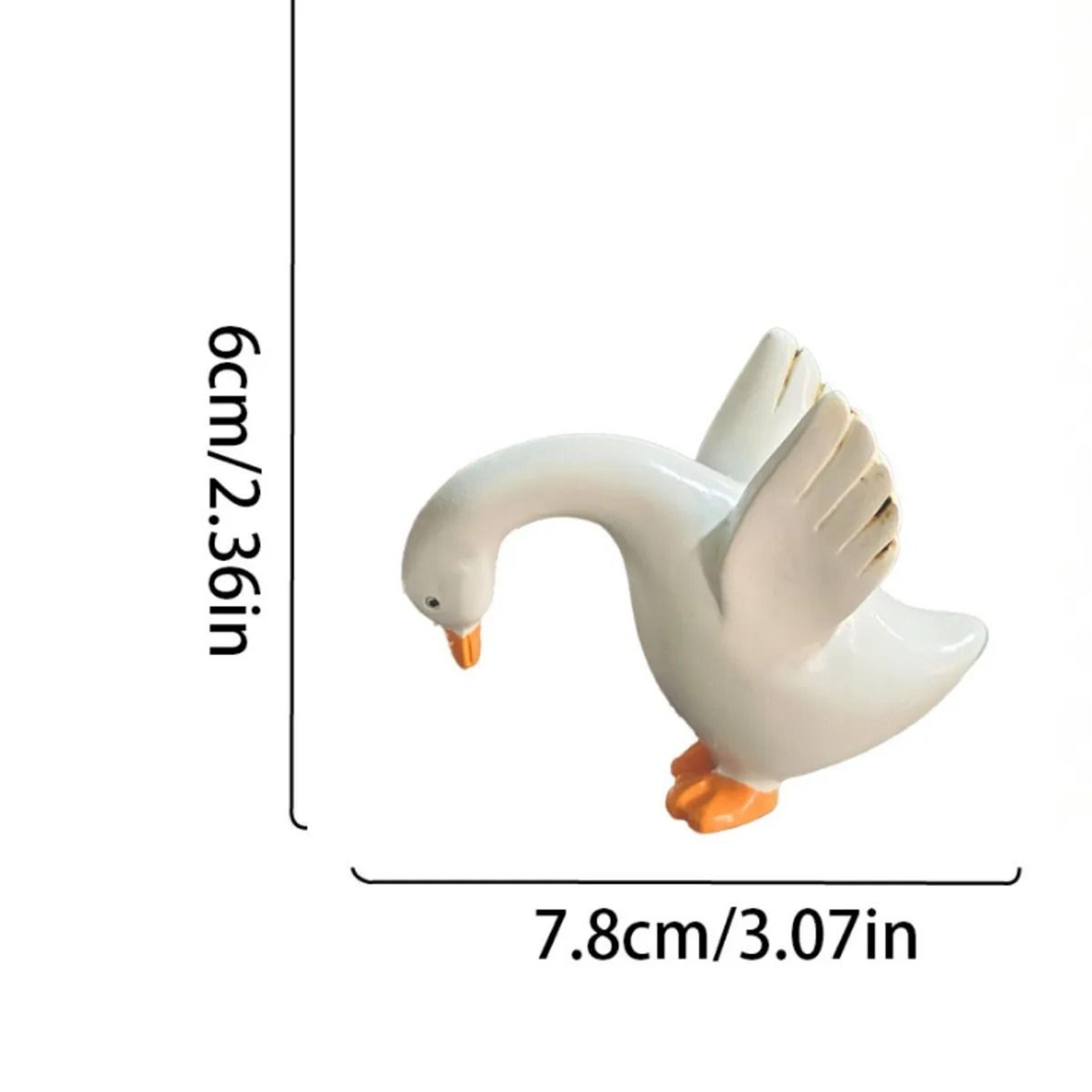 Cute Duck Resin Flowerpot Hanger For Patio Yard And Potted Plant Decor 3