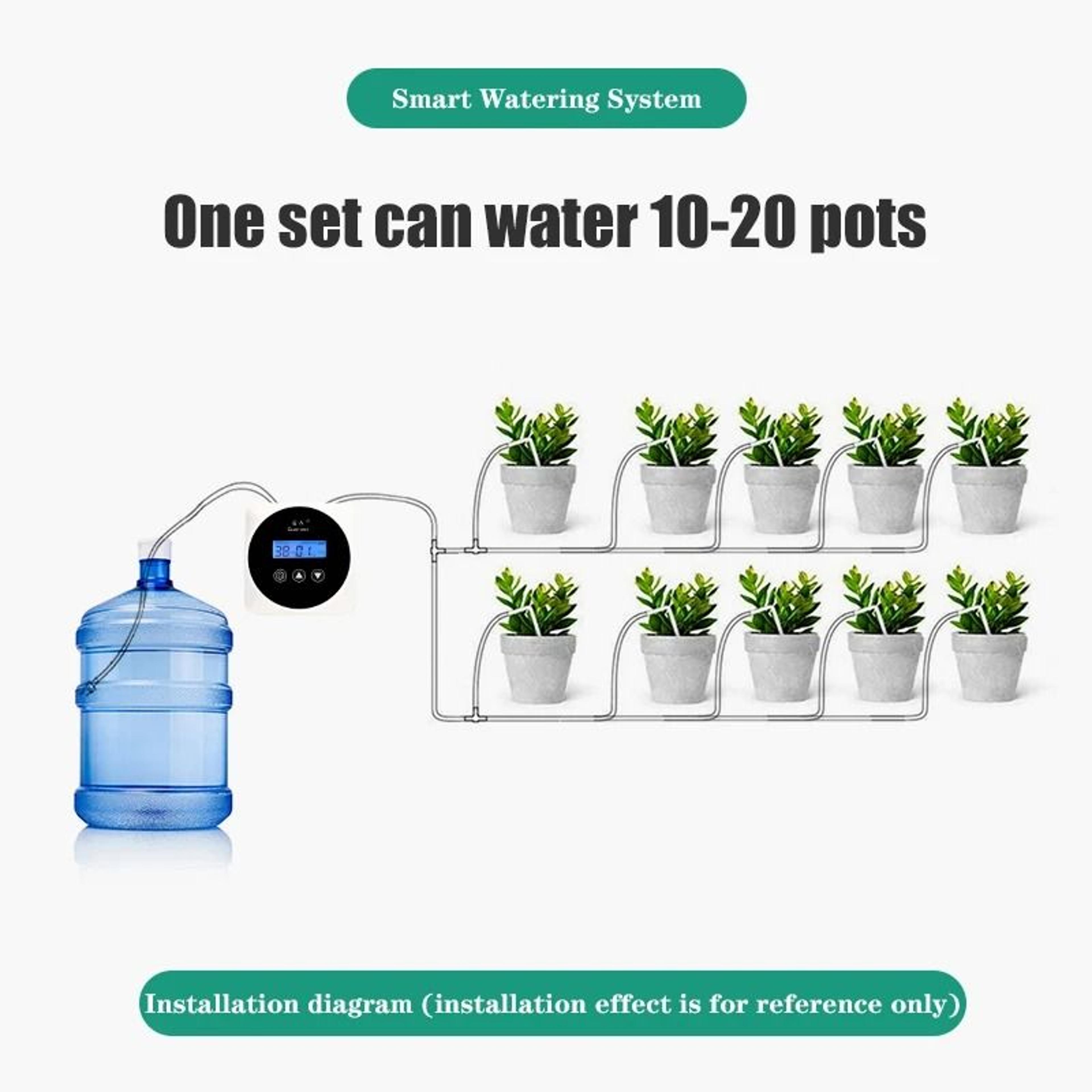 Automatic Drip Irrigation System With Timer Pump For Indoor Plants And Greenhouses 8
