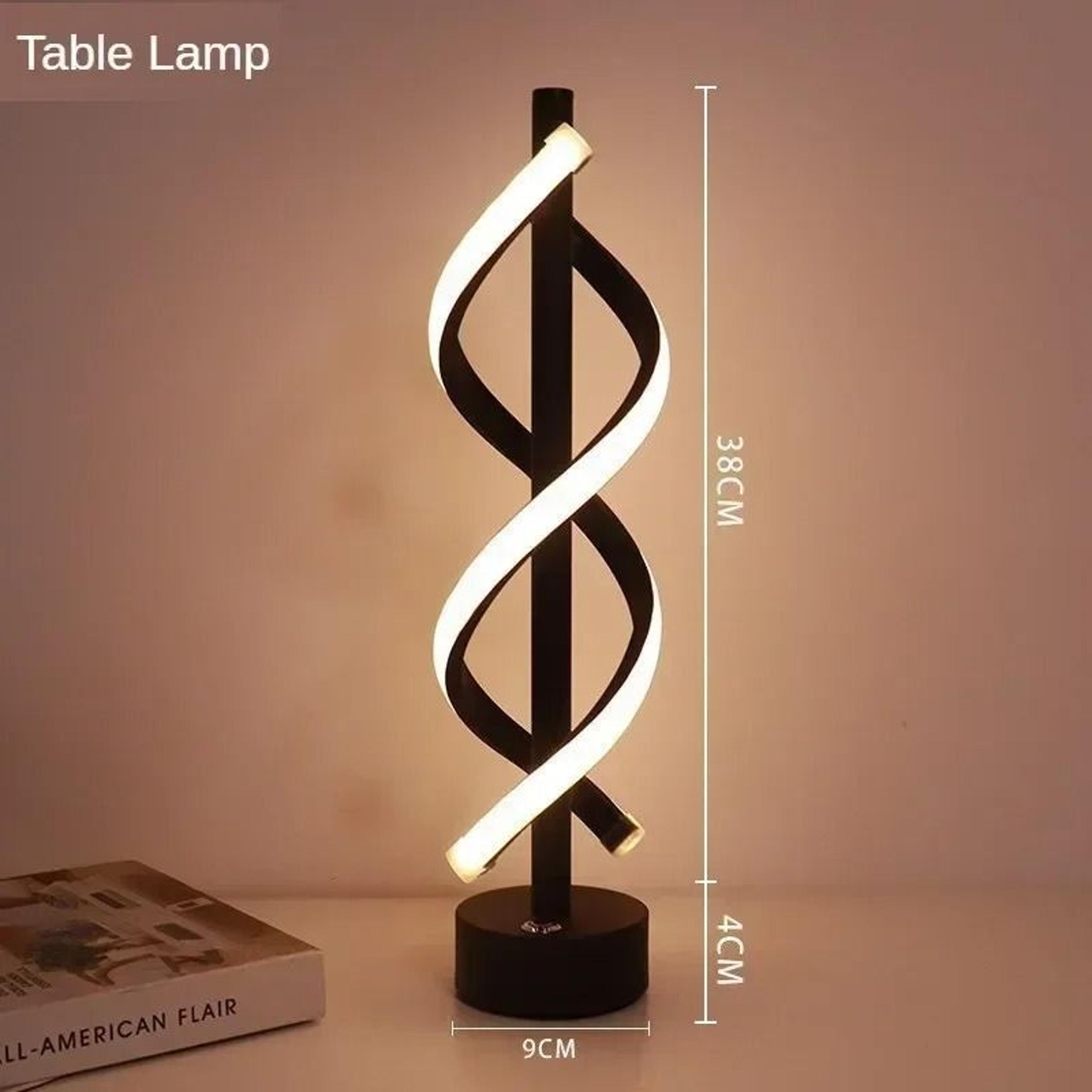 Nordic RGB Spiral Floor Lamp For Modern Luxury Mood Lighting 1