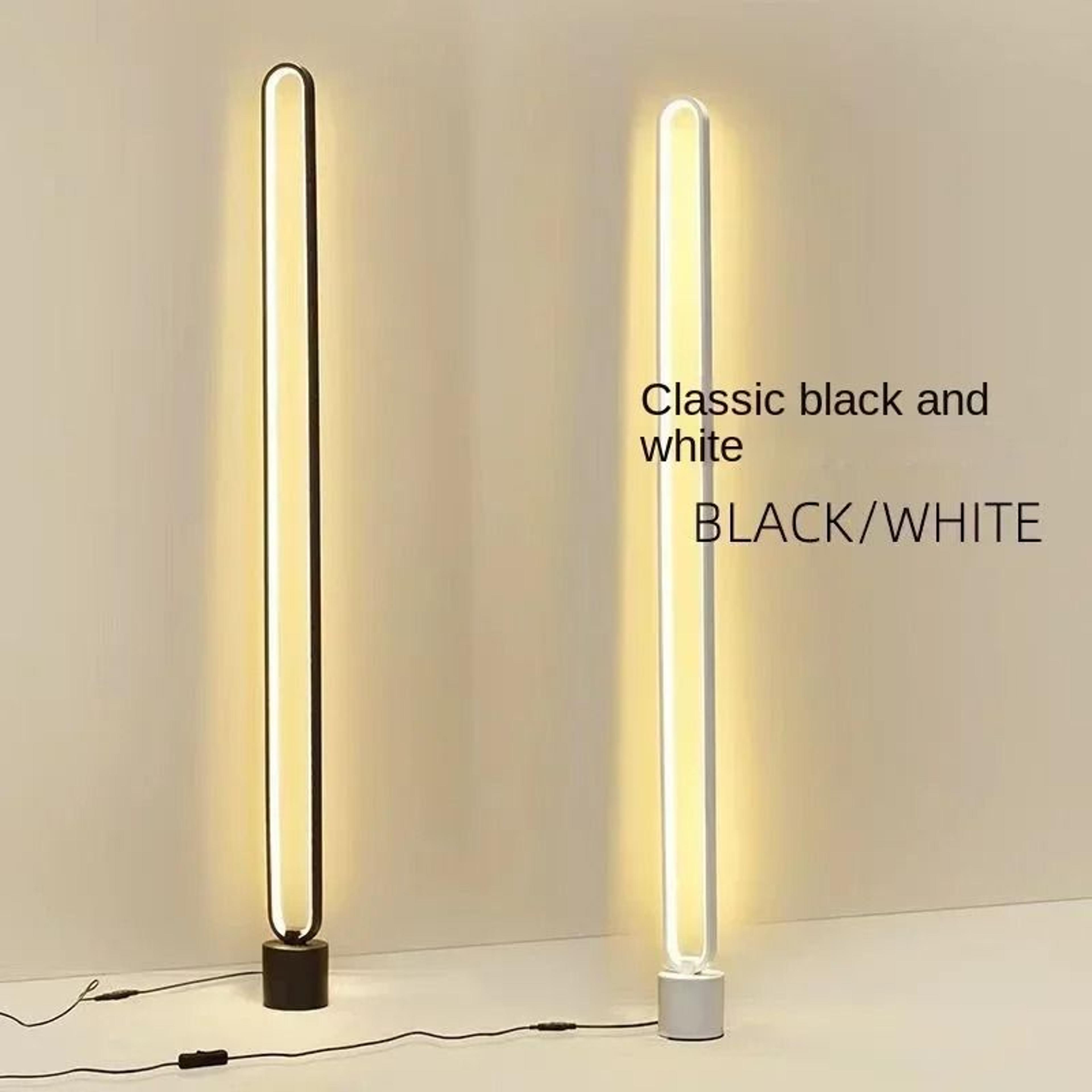 Minimalist RGB LED Floor Lamp With Remote Dimming And Eye Friendly Light 16