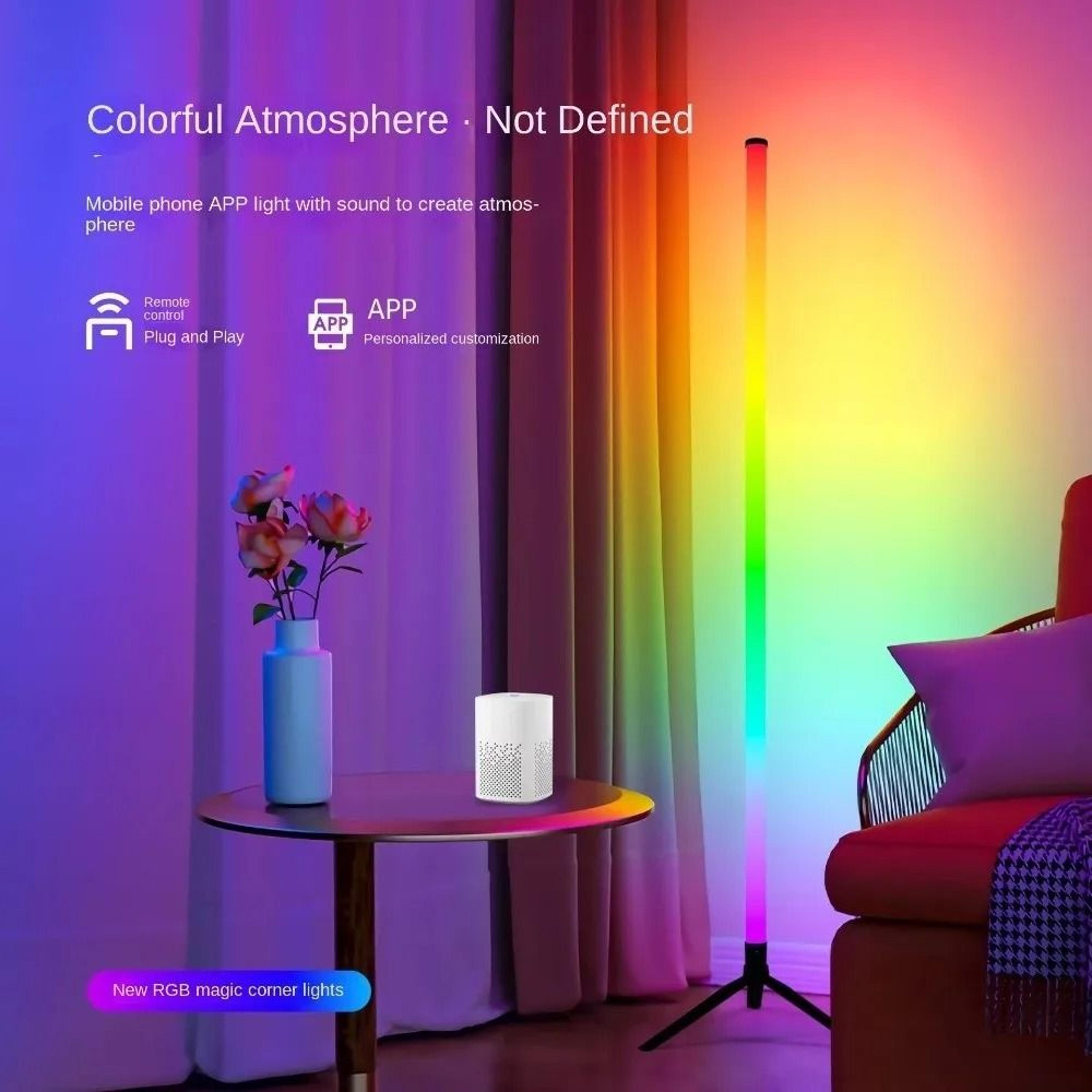 LumiFlow Bluetooth RGB Floor Lamp 7