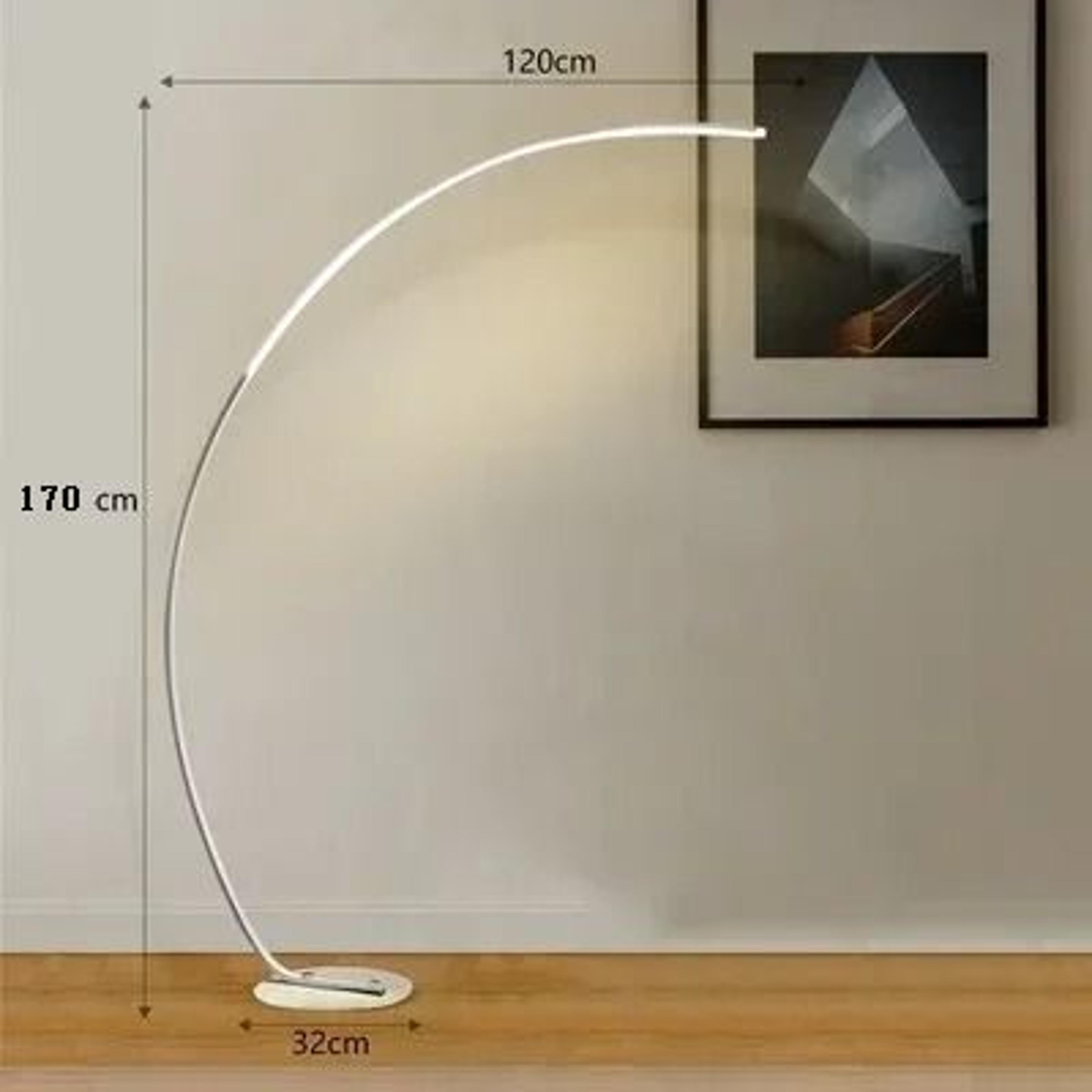 LumiArt Modern RGB Dimmable LED Floor Lamp With Remote Control Design 1