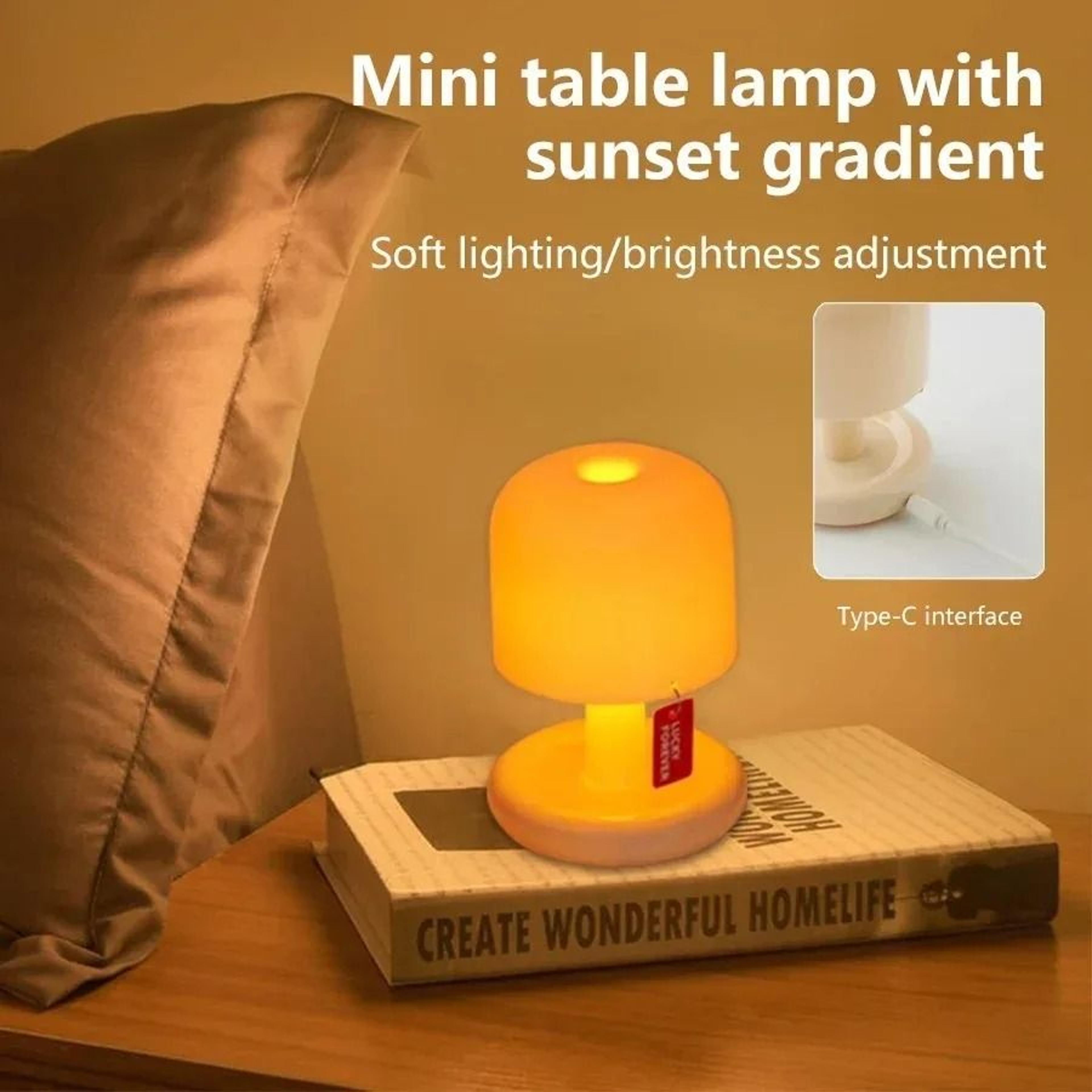 Rechargeable Sunset Projection Lamp For Cozy Bedroom Mood And Decor Lighting 7