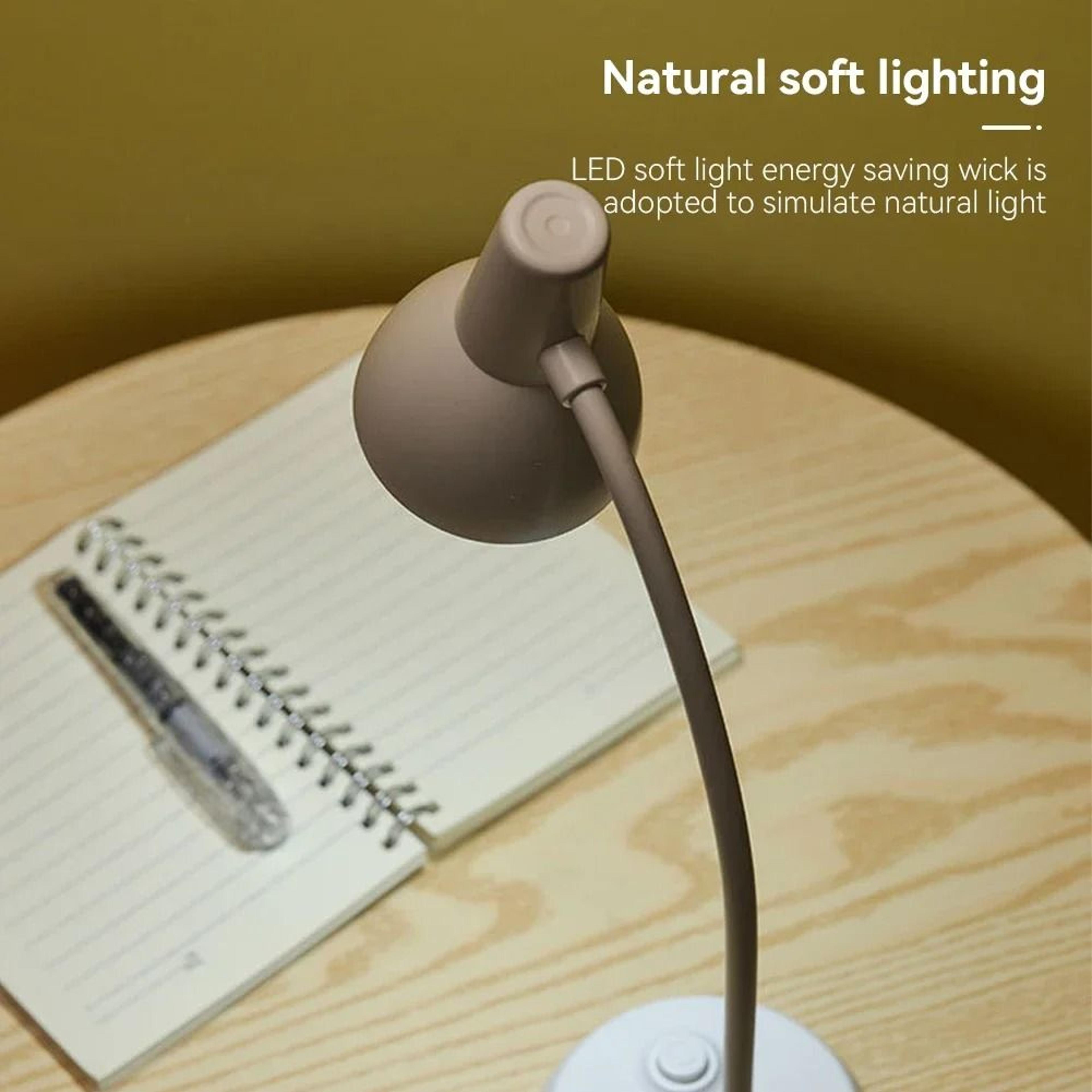 Rechargeable Folding Touch Desk Lamp For Comfortable Reading Work And Travel 11