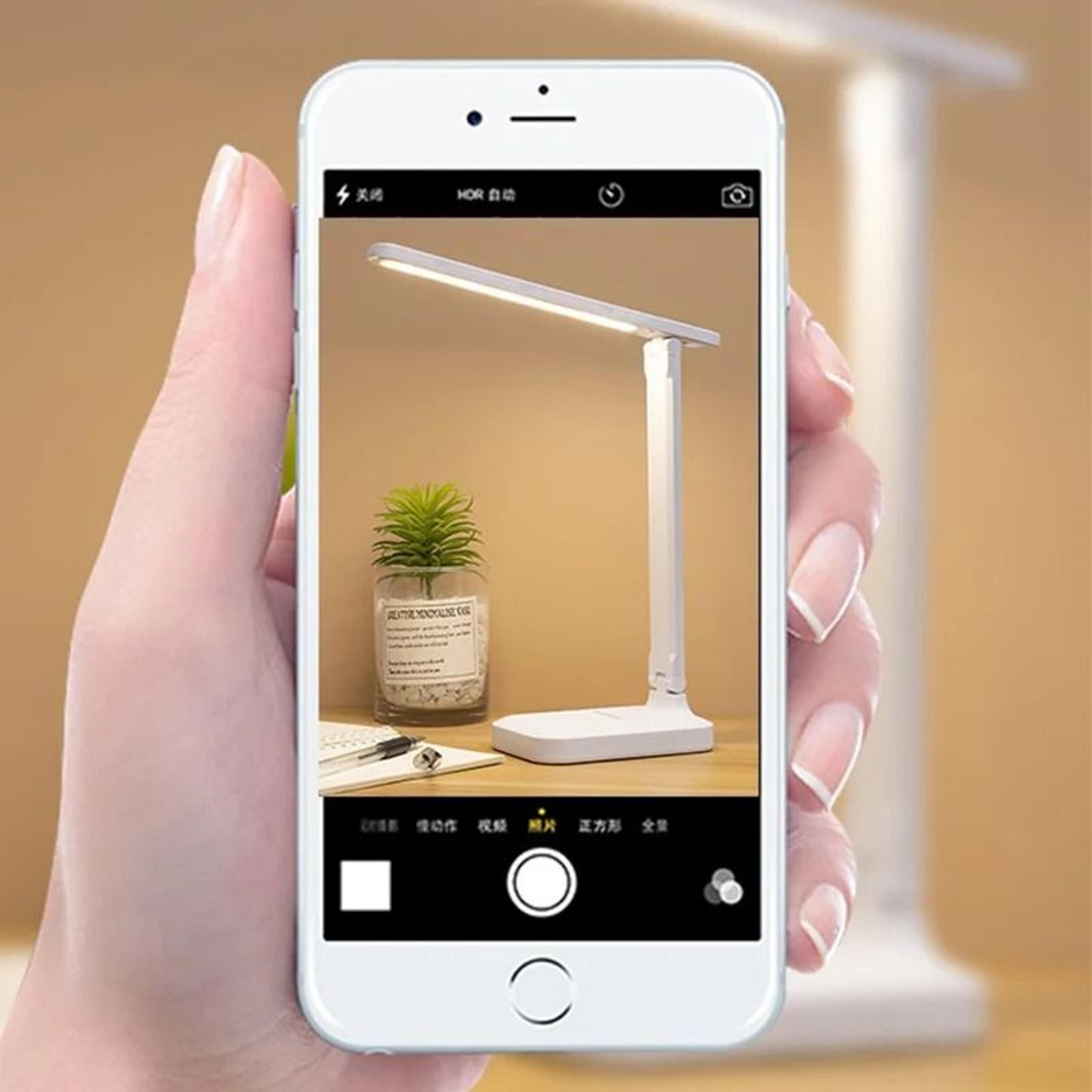 Rechargeable Touch Desk Lamp With Dimmable Eye Comfort Reading Light Design 7