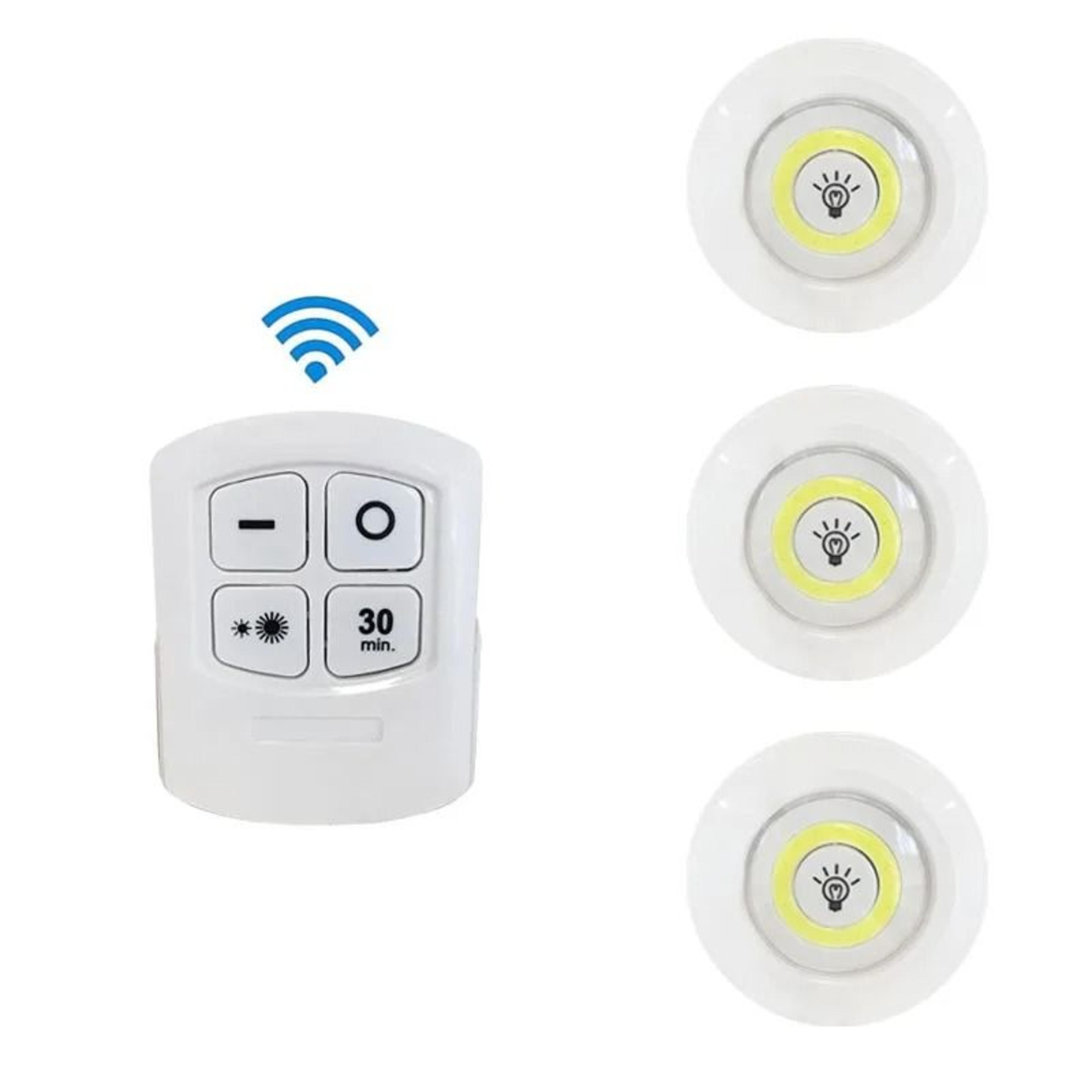 wireless dimmable led under cabinet light with remote for easy lighting