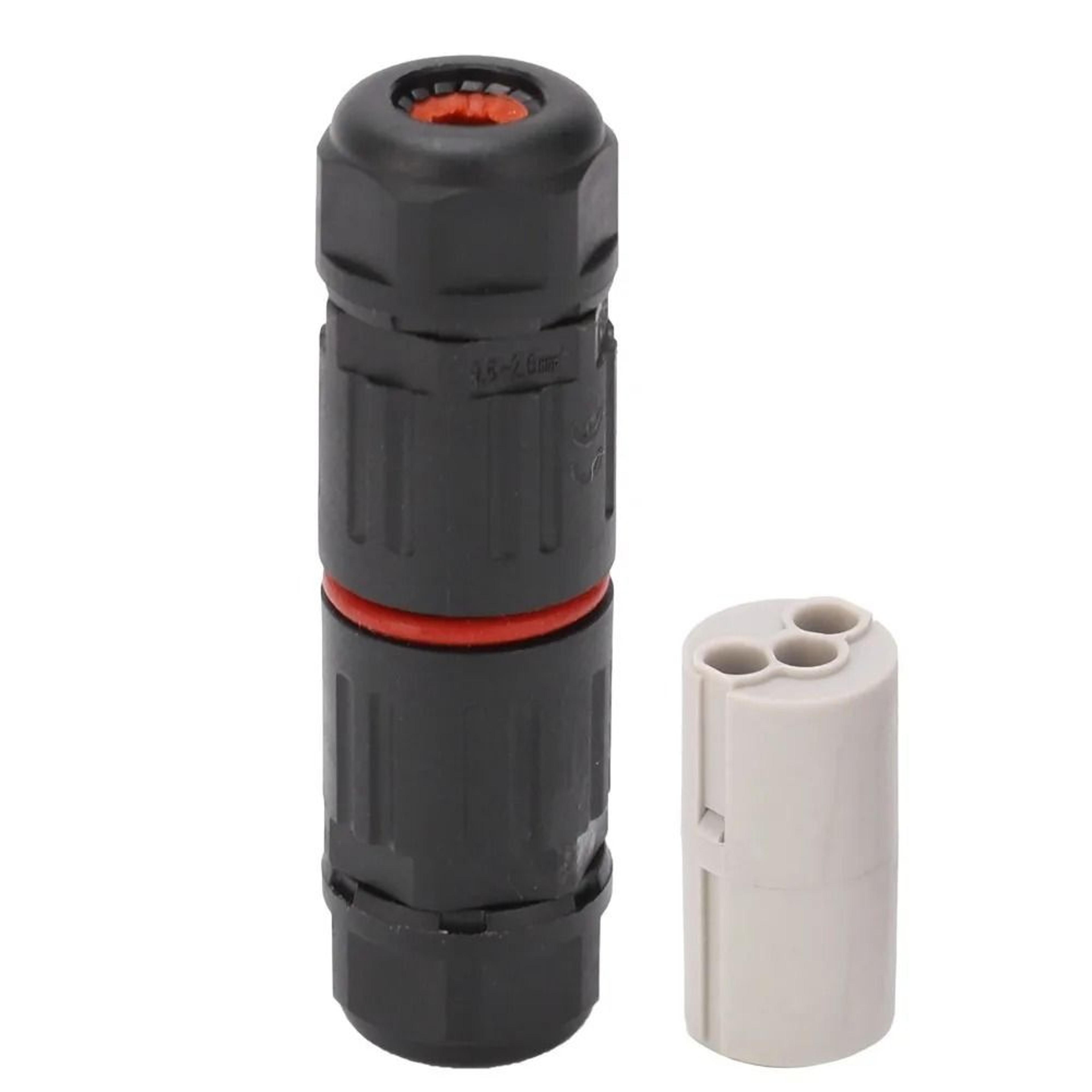 cdf m3 3 pin ip68 waterproof cable connector