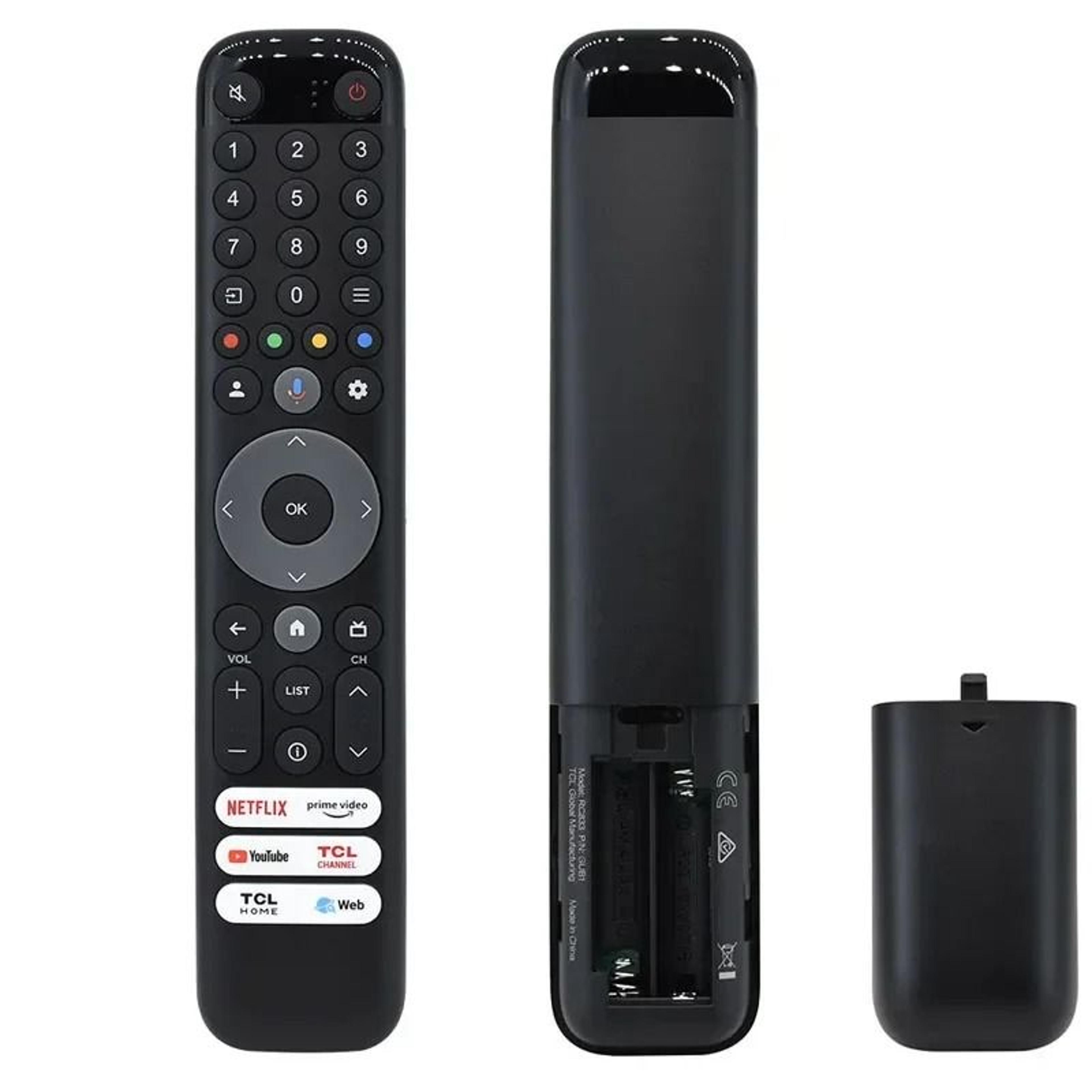 rc833 gub1 voice replacement remote for tcl google smart televisions