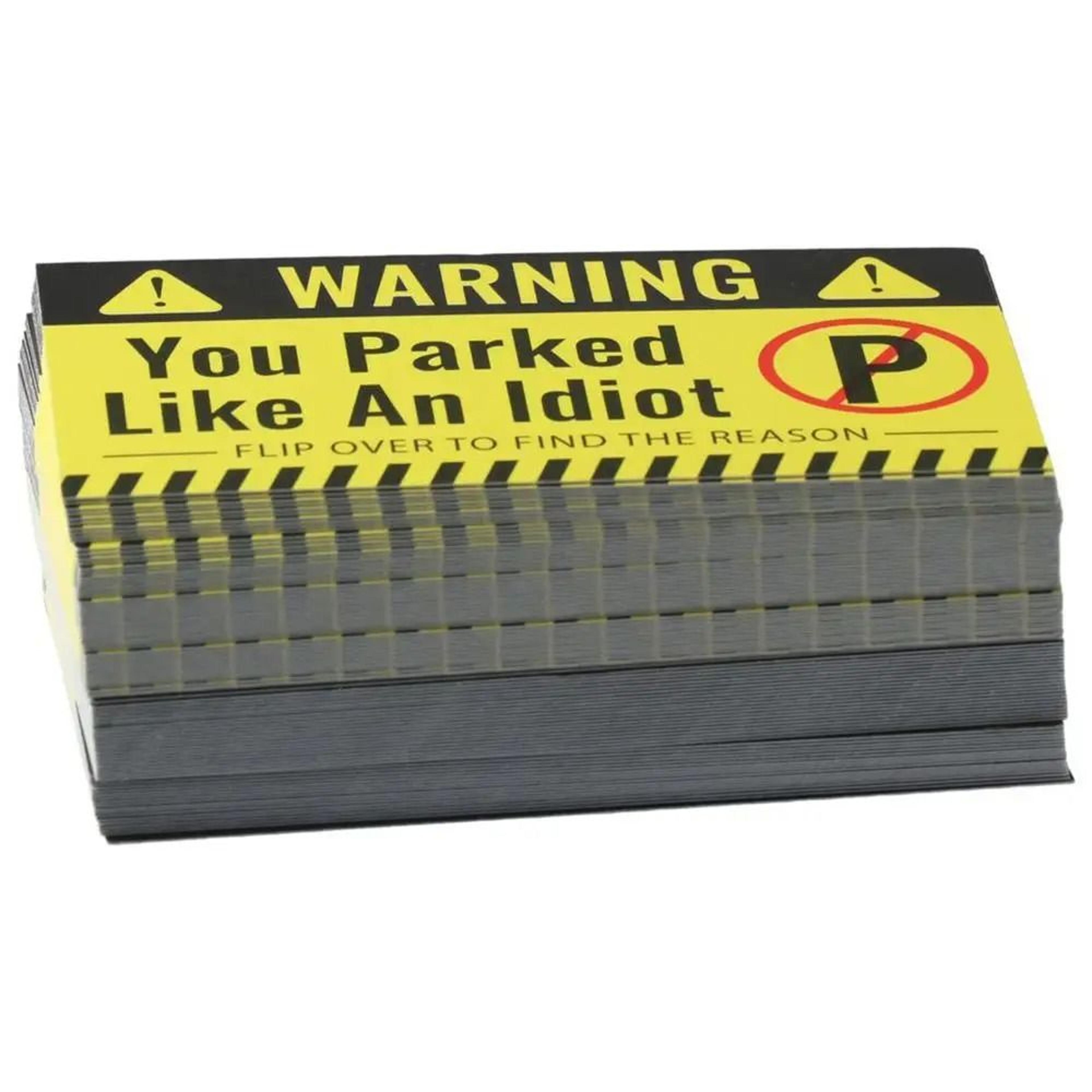 One Hundred Funny Bad Parking Violation Reminder Cards With Reasons 4
