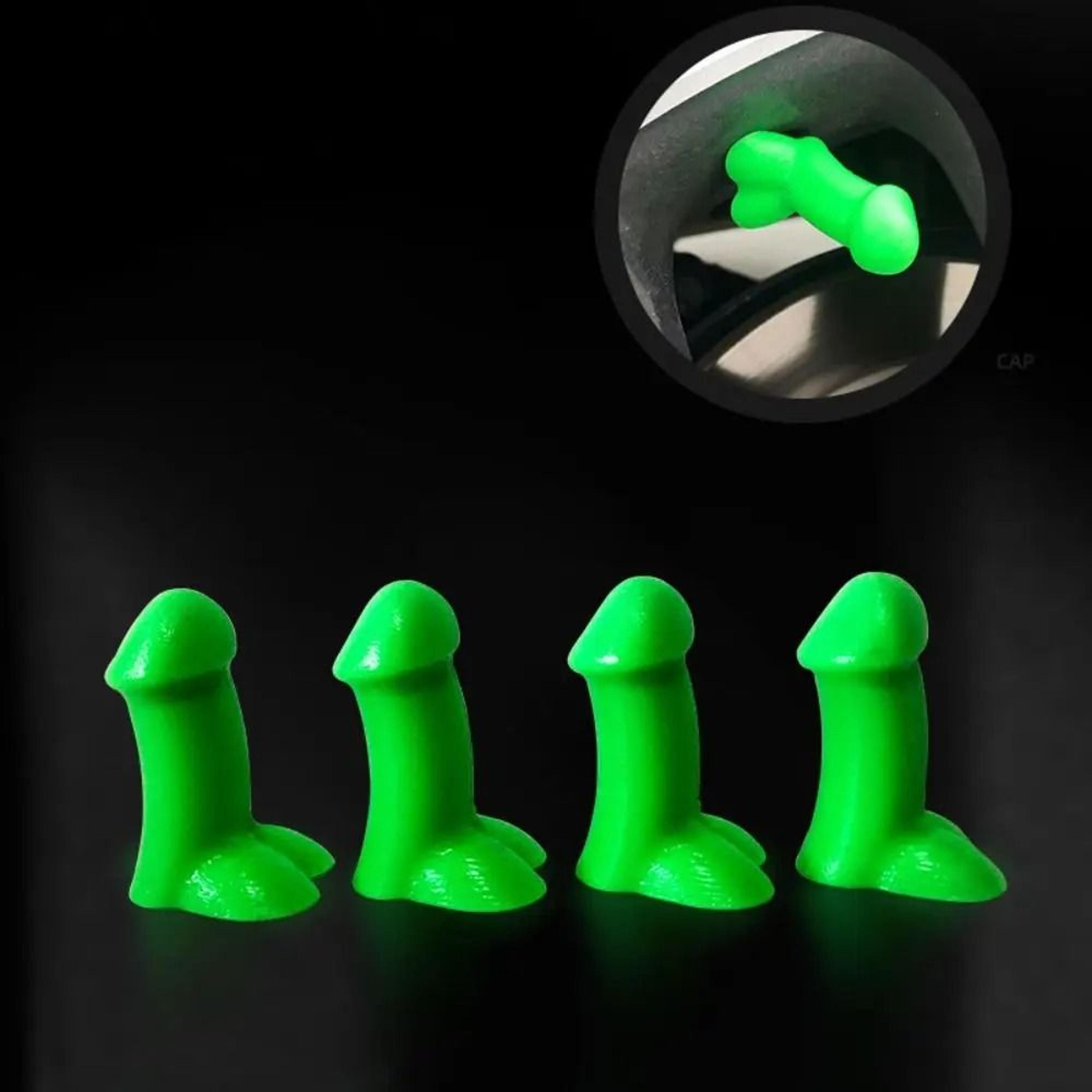 4 Piece Funny Novelty Dustproof Tire Valve Stem Caps 7