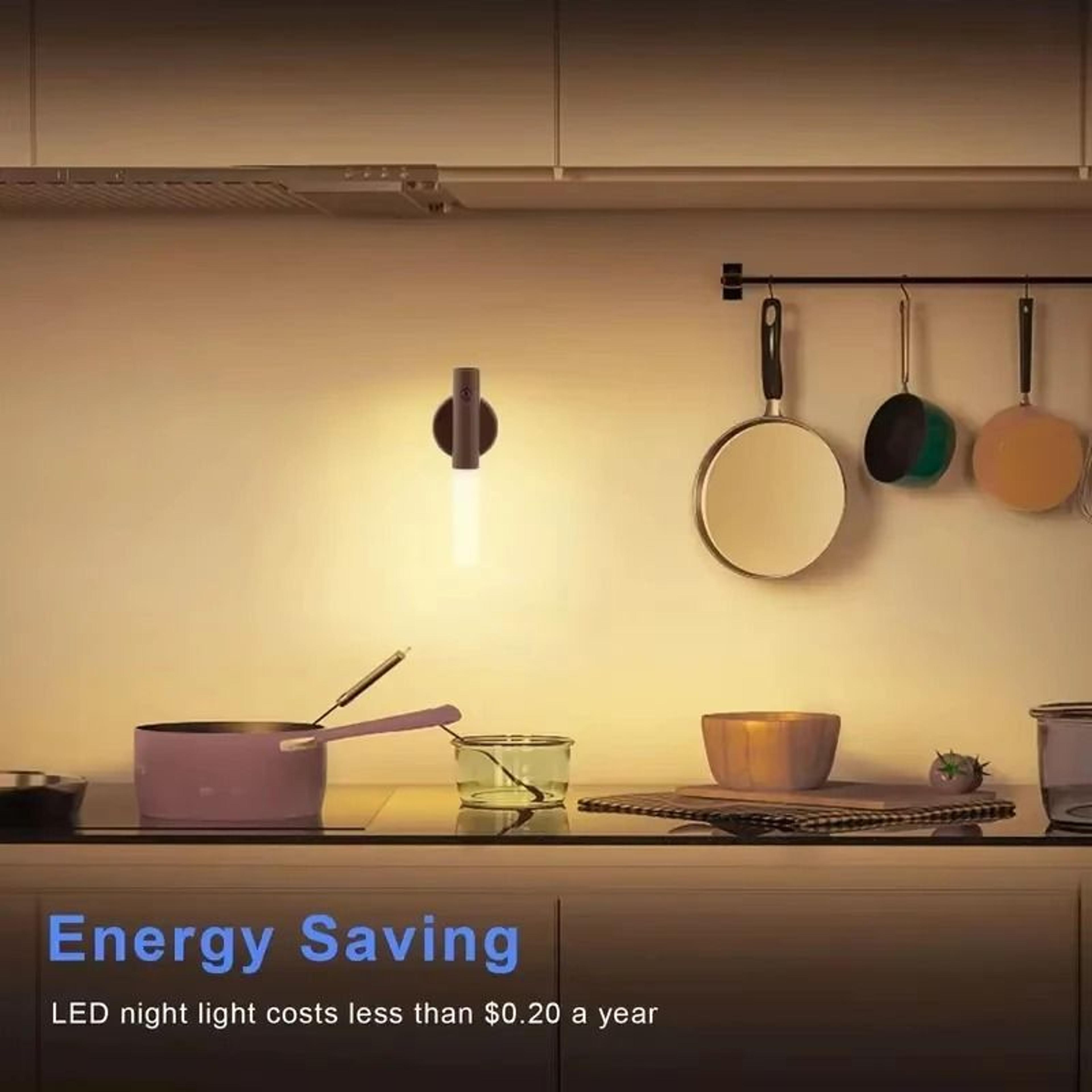 Rechargeable Wooden Motion Sensor Wall Light 6