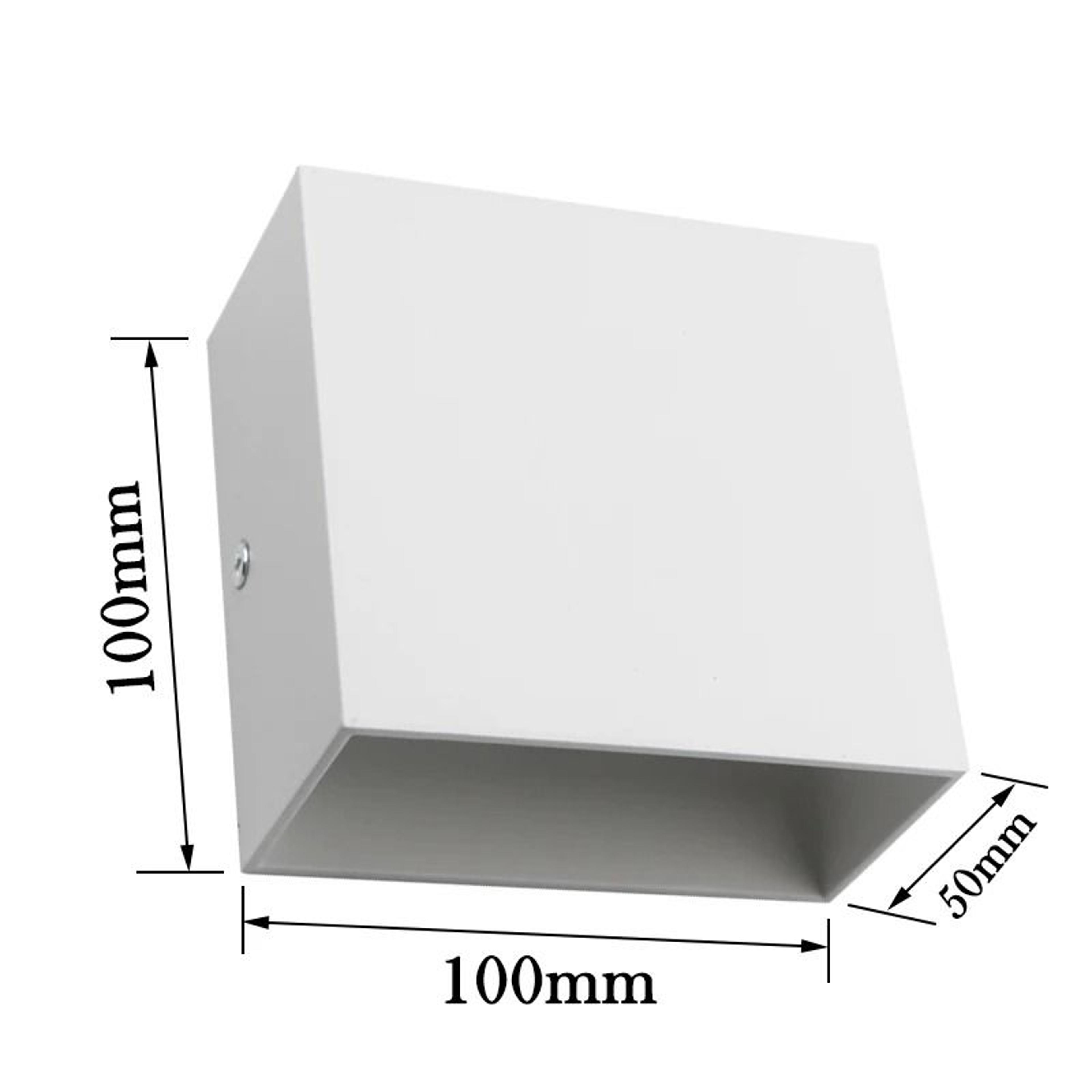 LumaCast 6W White Up Down LED Wall Sconce 1