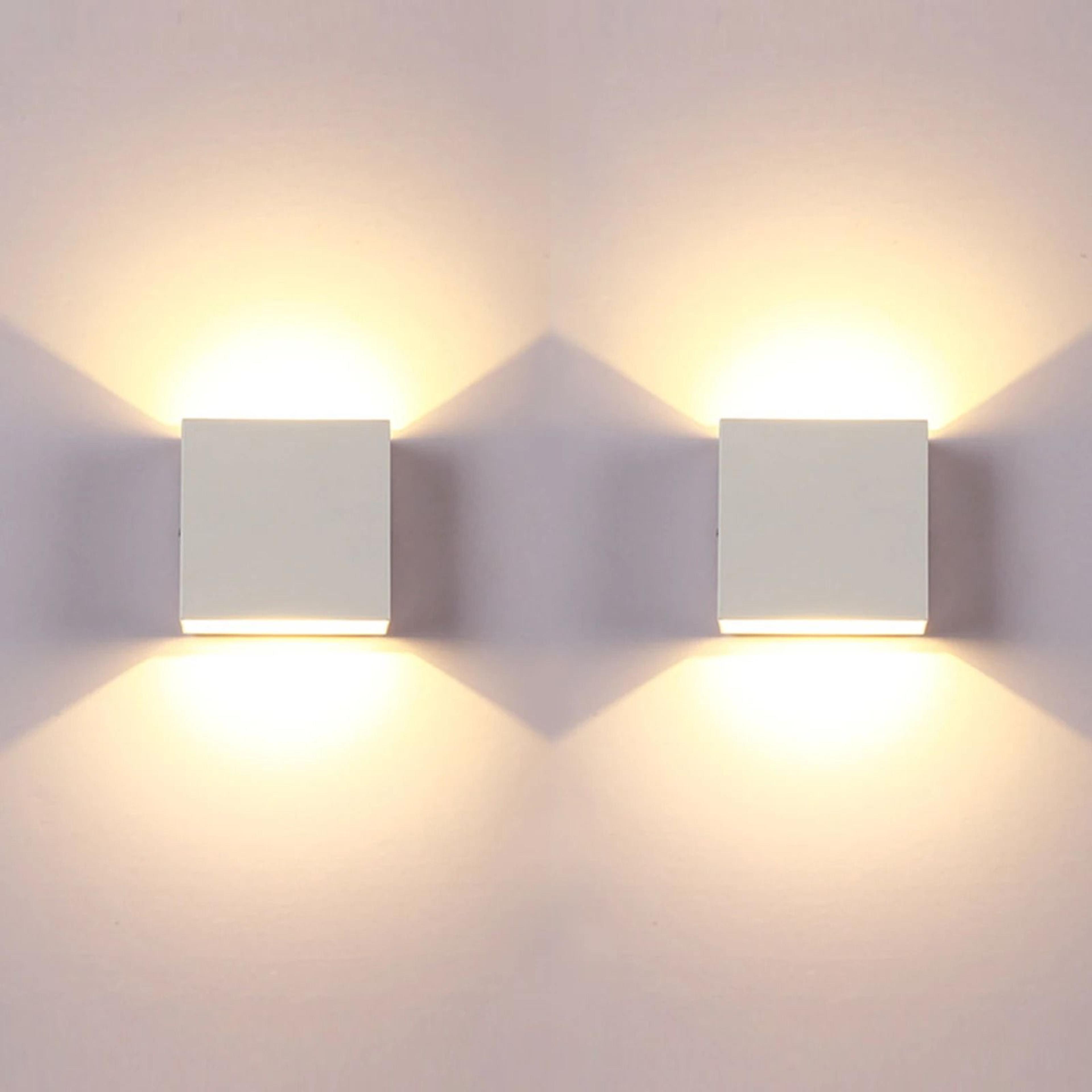 LumaCast 6W White Up Down LED Wall Sconce 10