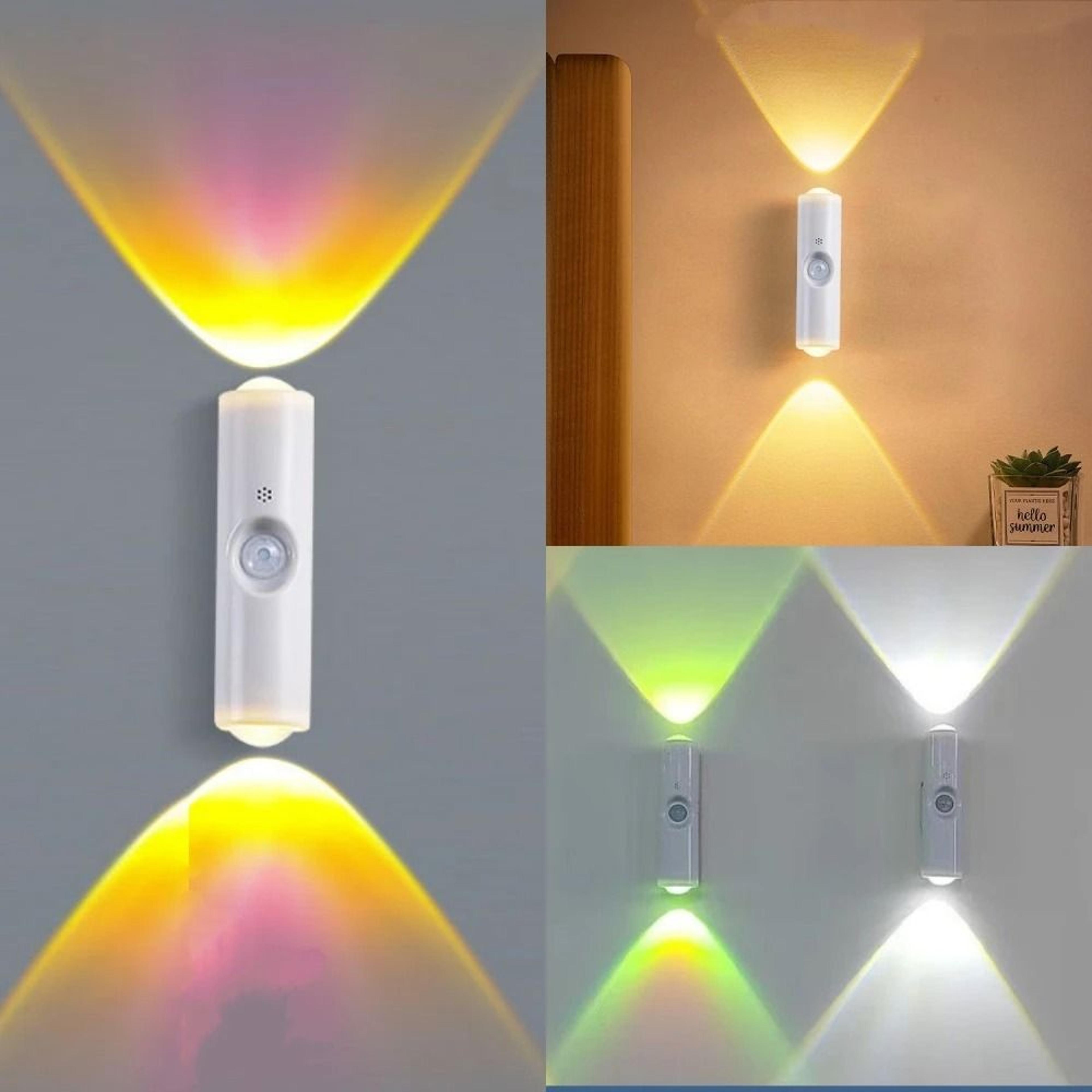 Dual Cat Eye Rechargeable Motion Sensor Wall Light 7