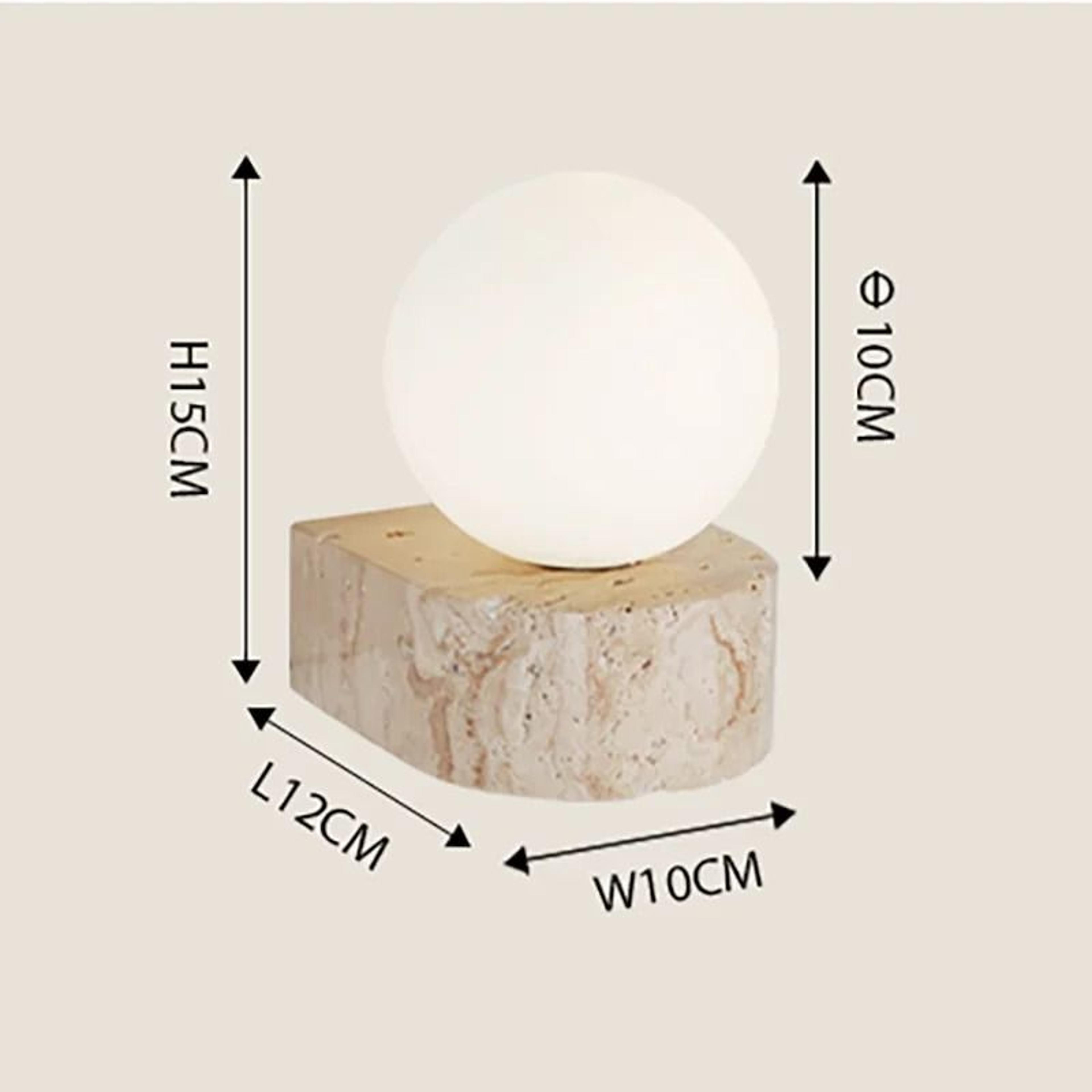 Solara Wabi Sabi Cave Stone Wall Lamp 1