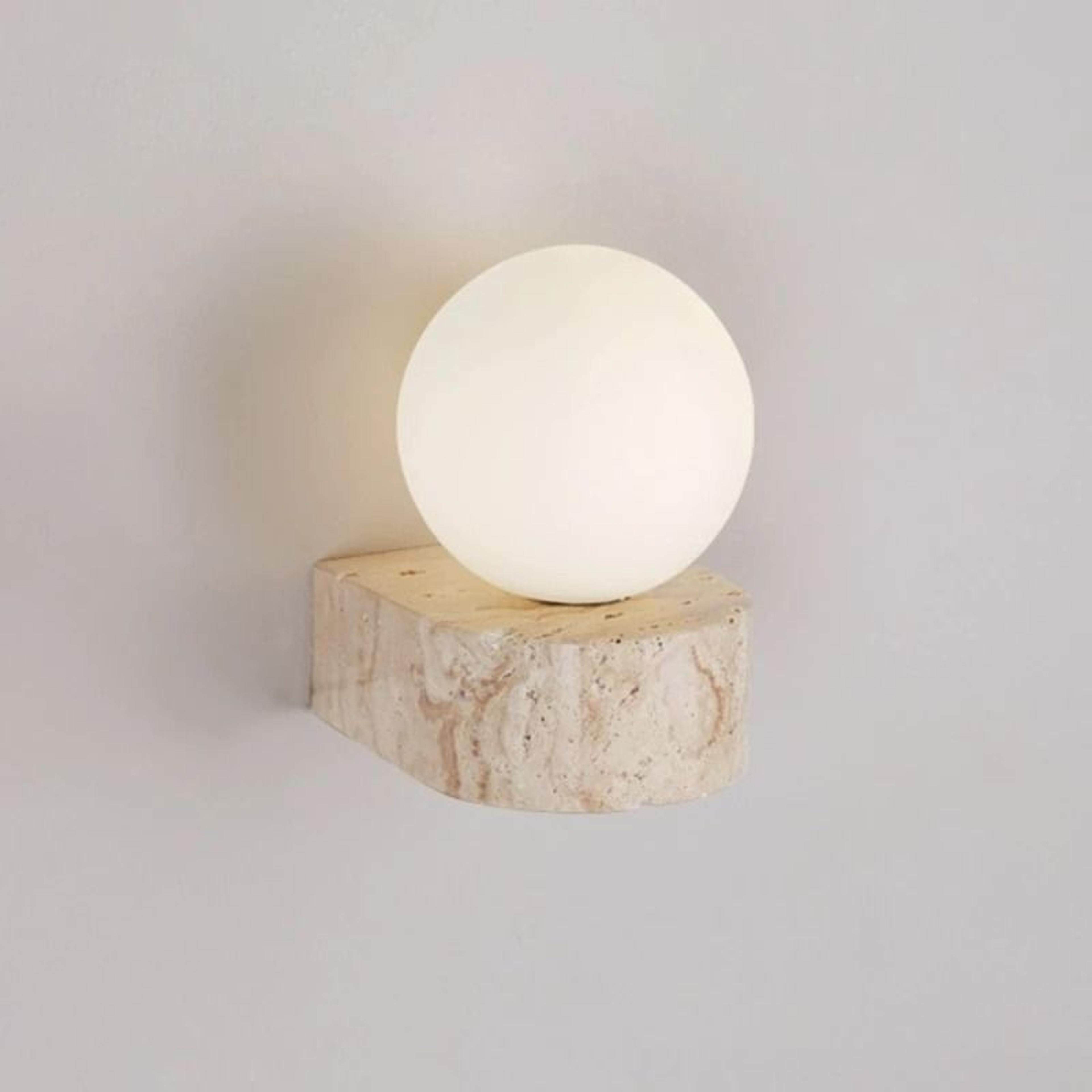solara wabi sabi cave stone wall lamp